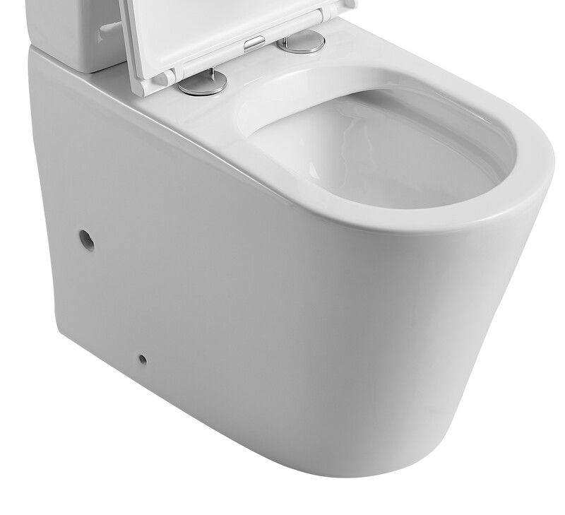 Чаша унітазу-компакту без сидіння MIXXUS PREMIUM BEVEL-0402-R BOWL 445x390x670 система змиву RIMLESS (MI8354)