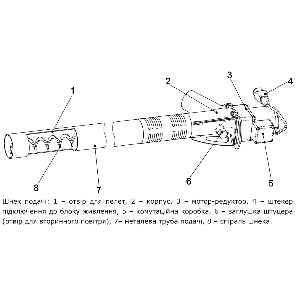 Комплект пелетний пальник Thermo Alliance Evo 50 кВт + контролер ECOMAX 860 Plum