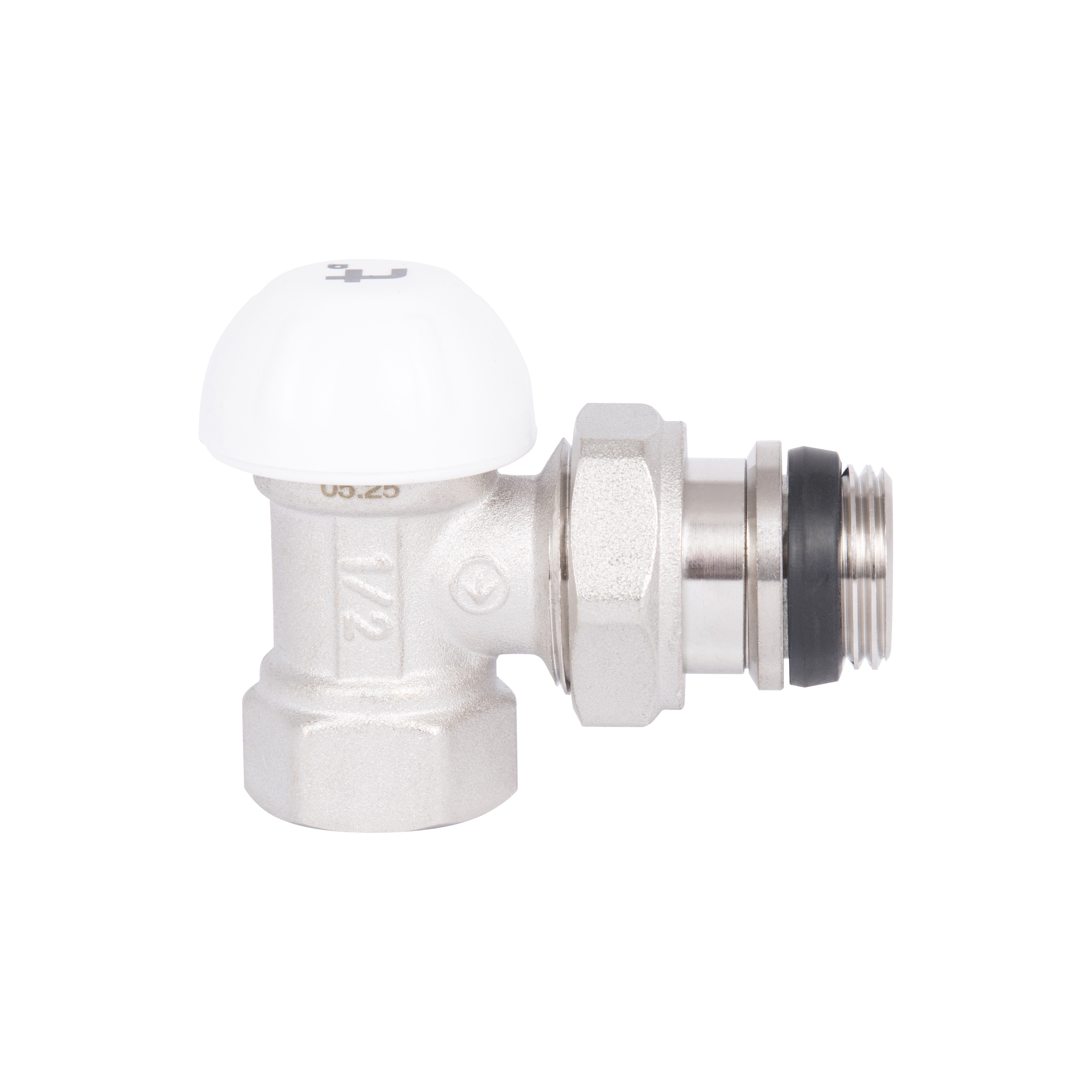 Кран радіаторний Thermo Alliance Standart Powerful 1/2" з антипротіканням кутовий SF233W15