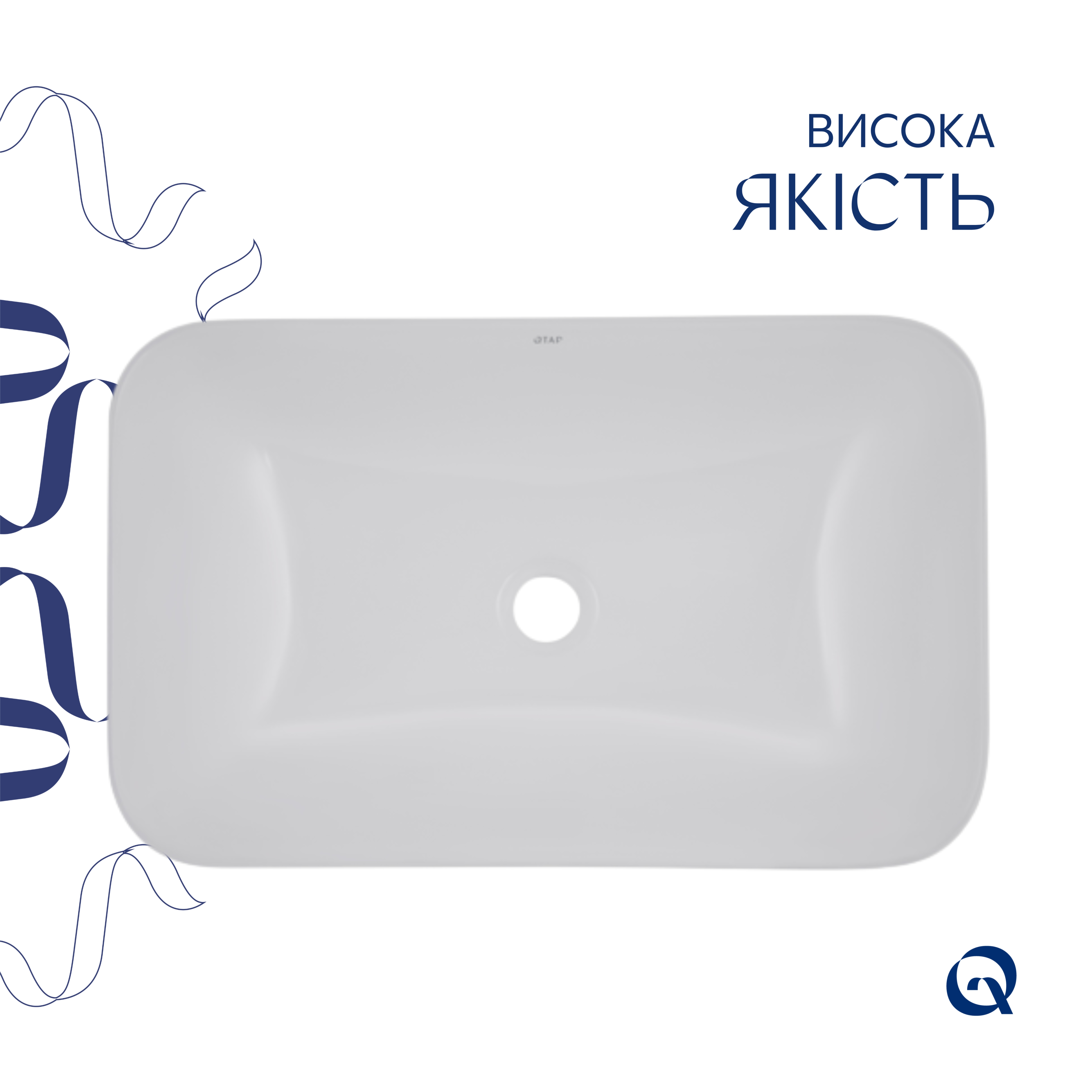 Раковина Qtap Scorpio 615х390х150 White QT1411K491WN