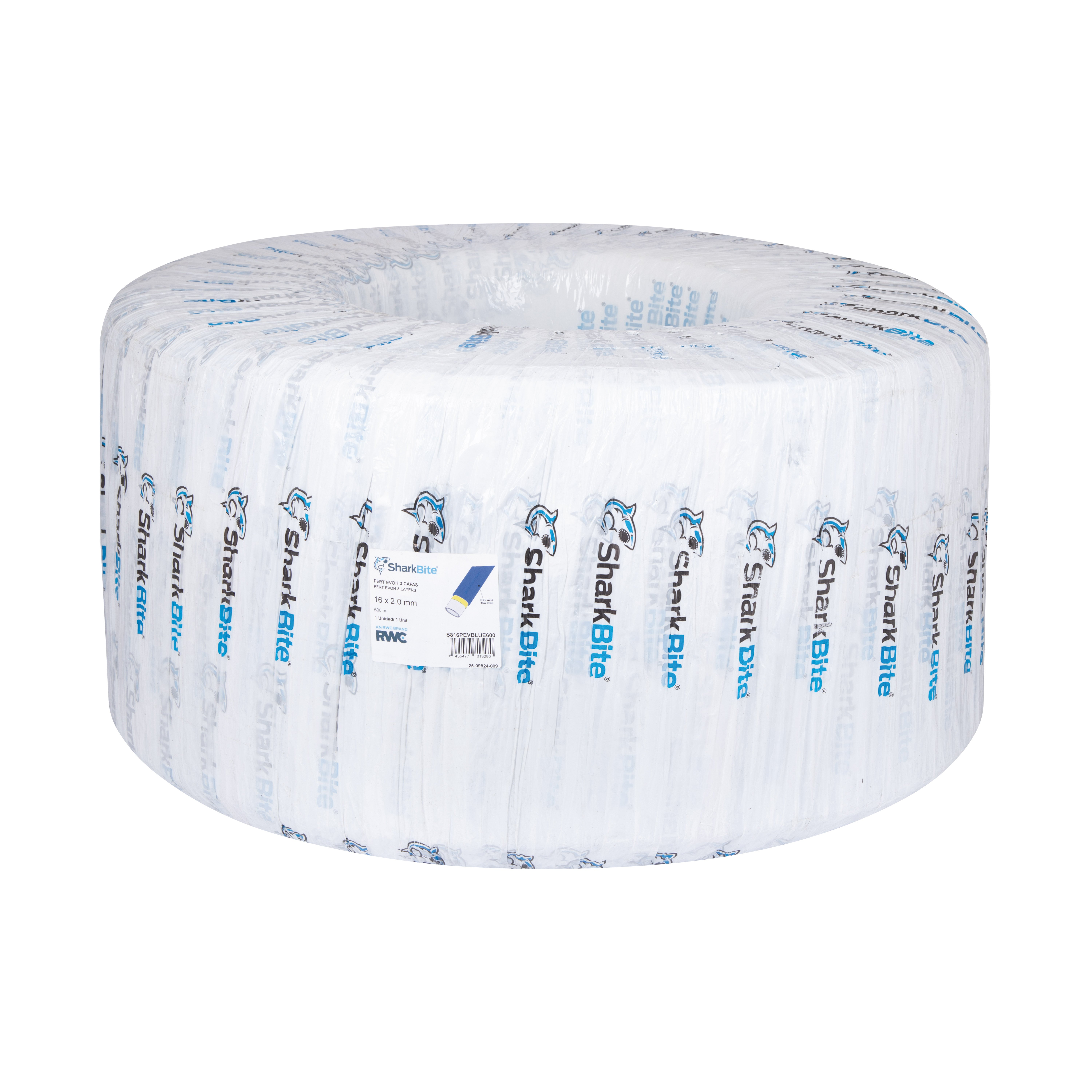 Труба PE-RT SharkBite EVOH BLUE 16х2 мм, 600 м