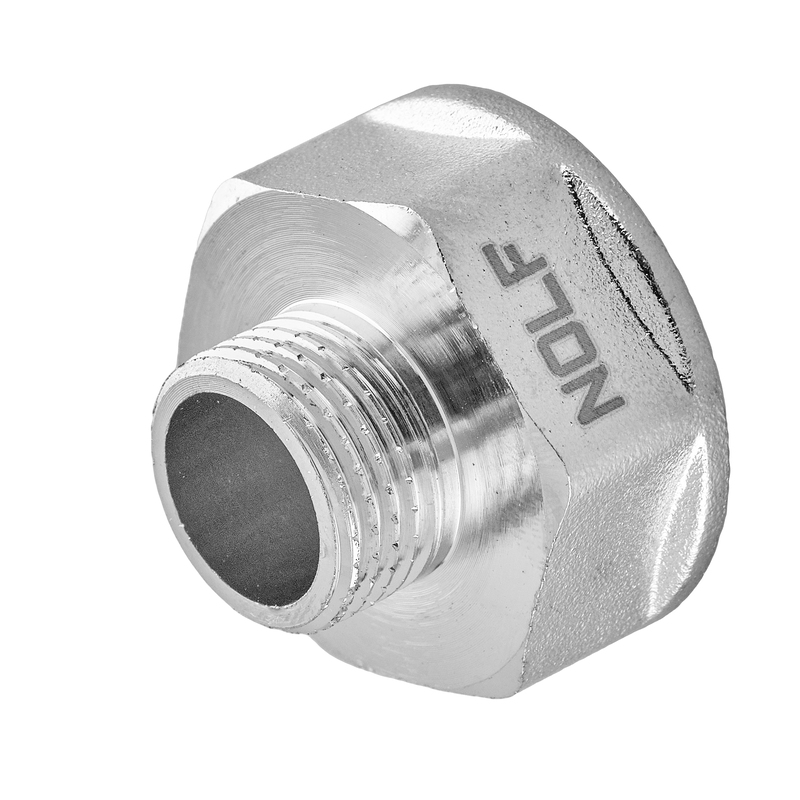 Перехідник нікельований NOLF NFC.A0406-N-1/2"Fx3/8"M (NF3088)