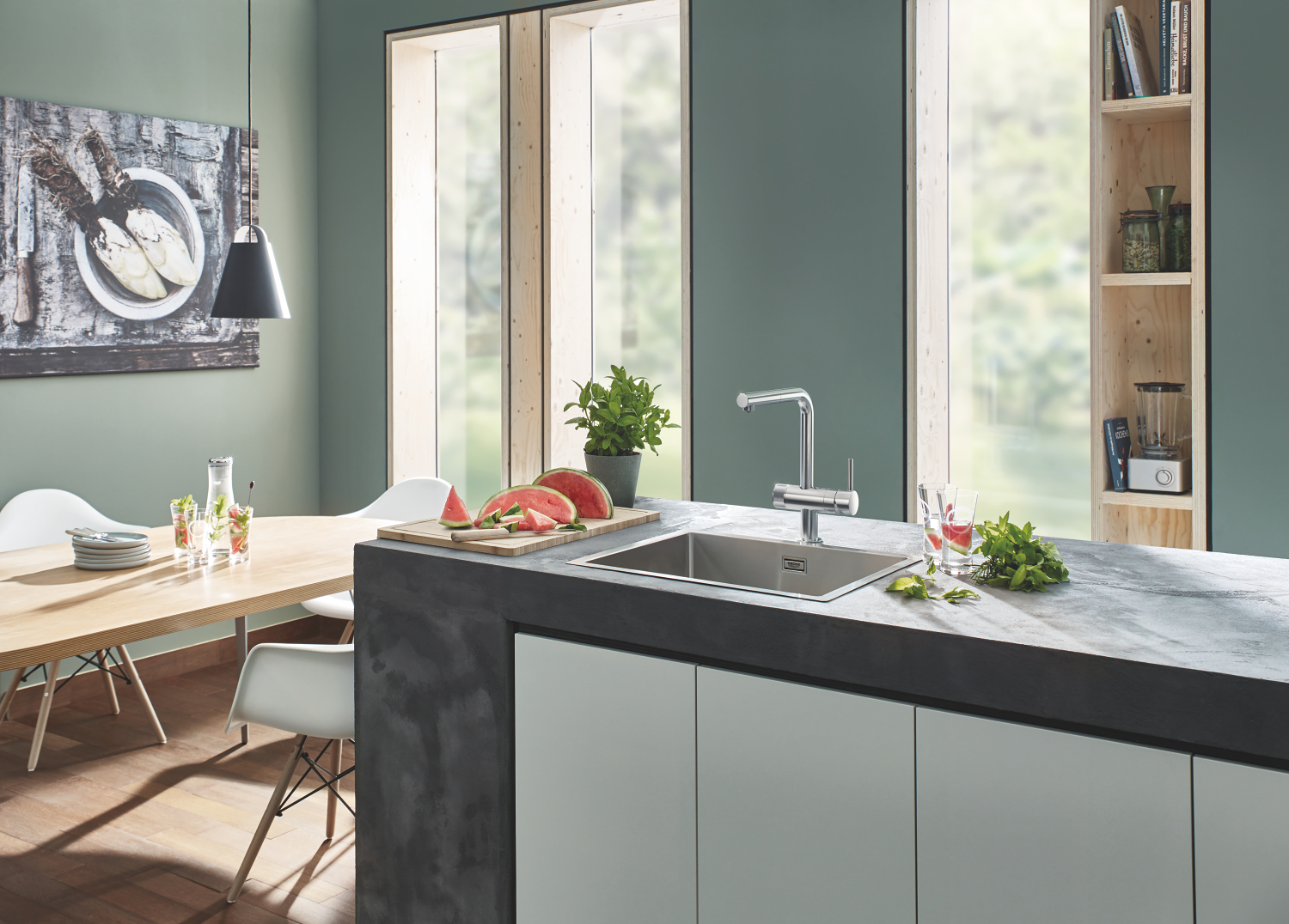 Комплект змішувача для кухні із фільтром Grohe Blue Pure (30382DC0)