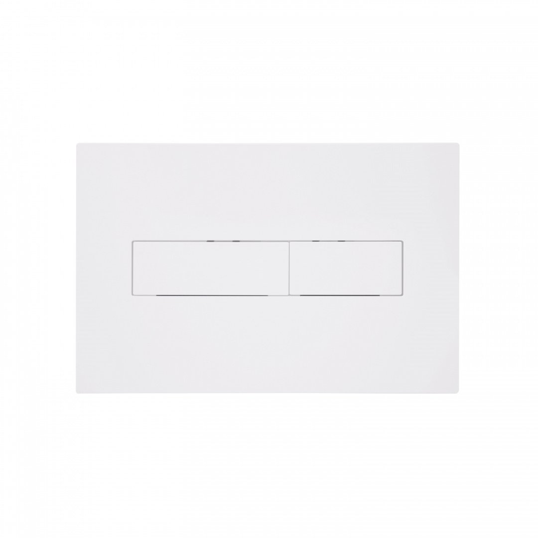 Клавіша змиву Qtap Standard 152x236x28 мм, White, лінійна QTSTD164W49471