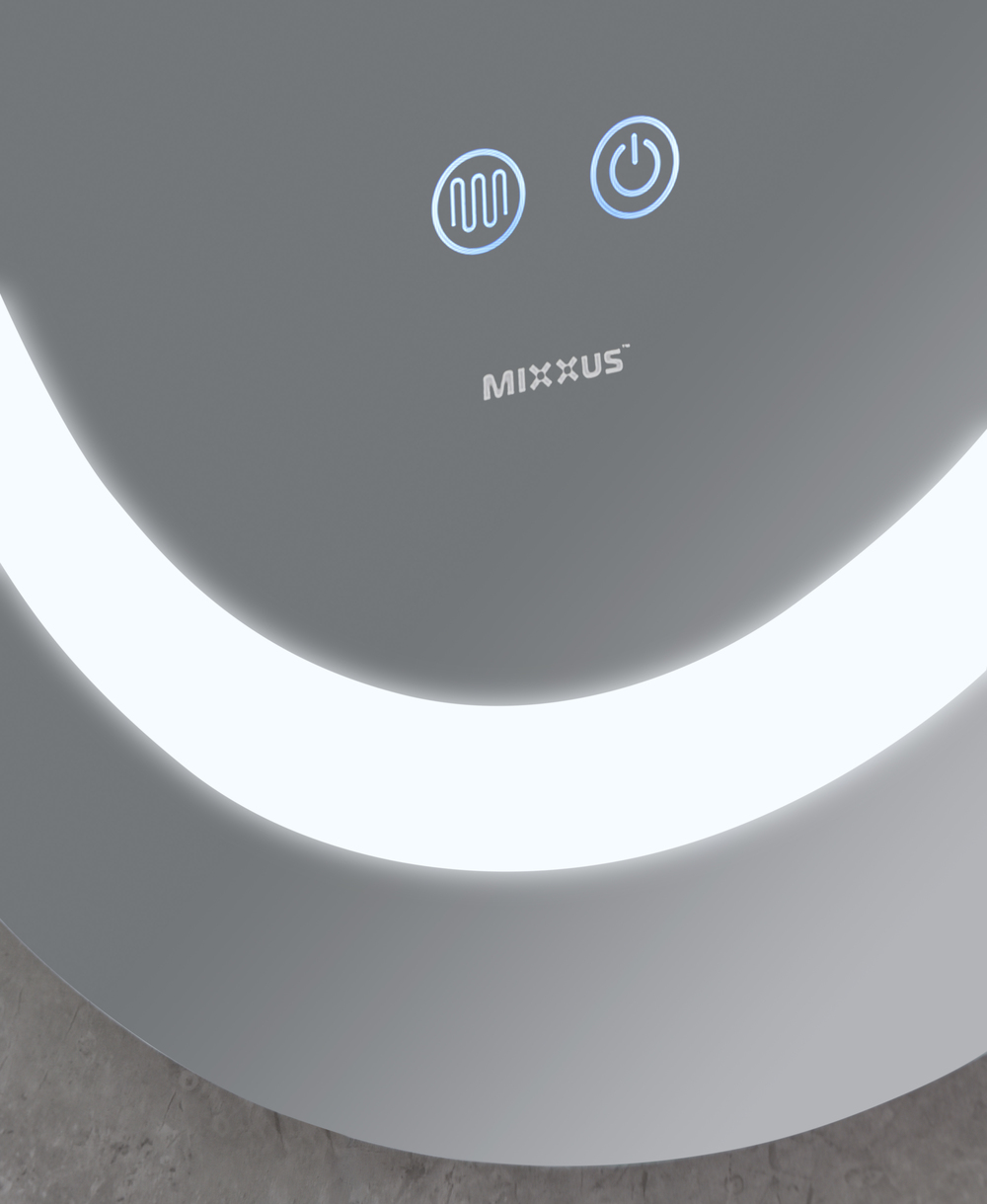 Дзеркало MIXXUS PLAIN MV03-50x70 з LED Touch, Anti-fog, димером, рег. яскравості (MI6664)