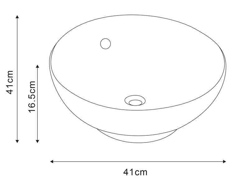 Раковина накладна MIXXUS PREMIUM TOPPER-0201 GRAY 410x410x165mm (перелив) (MP6649)