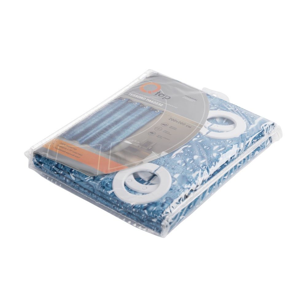 Шторка для ванной Qtap Tessoro PA62232 200х200