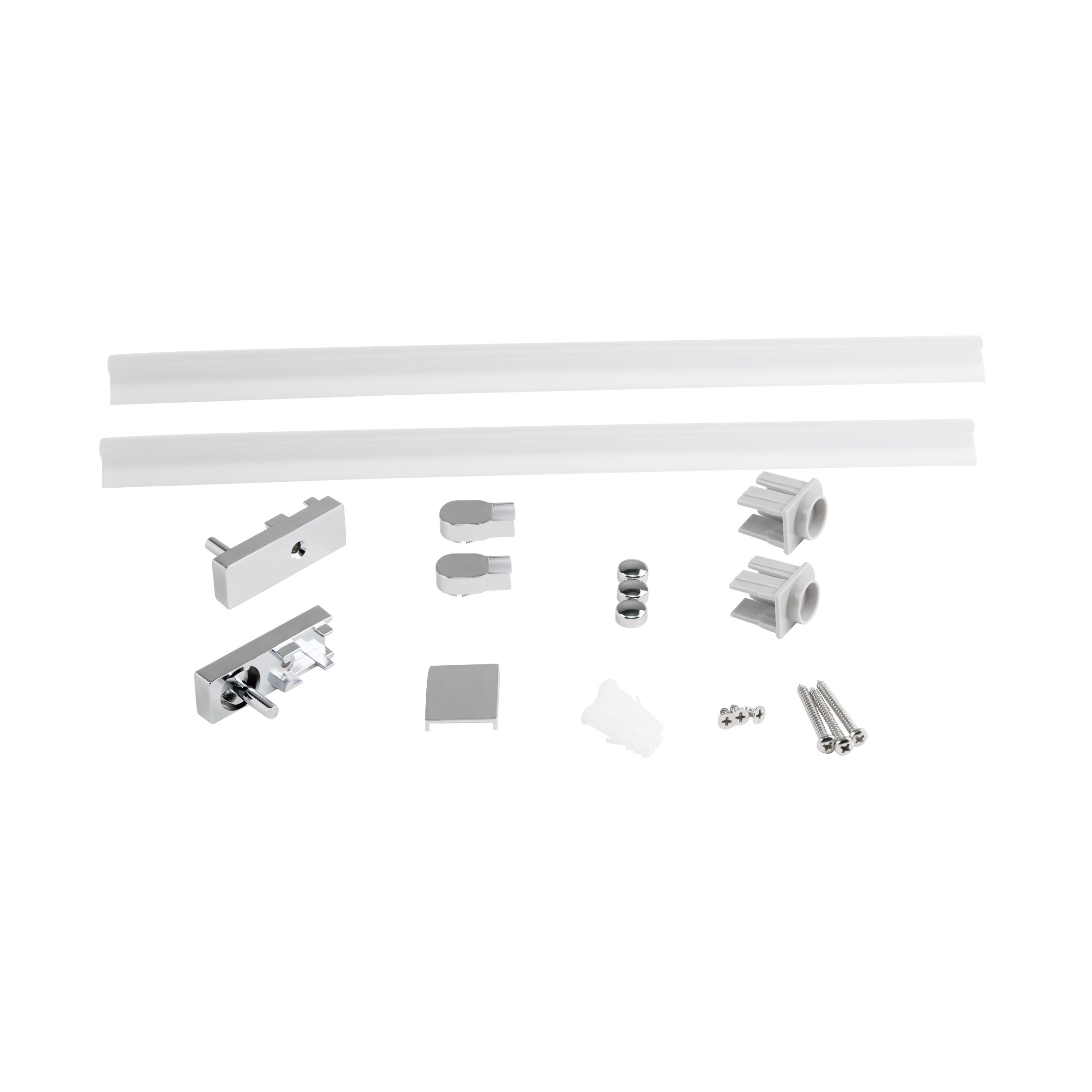 Штора на ванну Qtap Gemini CRM407513RP стекло Pear 6 мм, 75х130 см