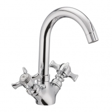 Змішувач для умивальника CRON ZEUS 274 NUT (Колір хром) (CR0084)