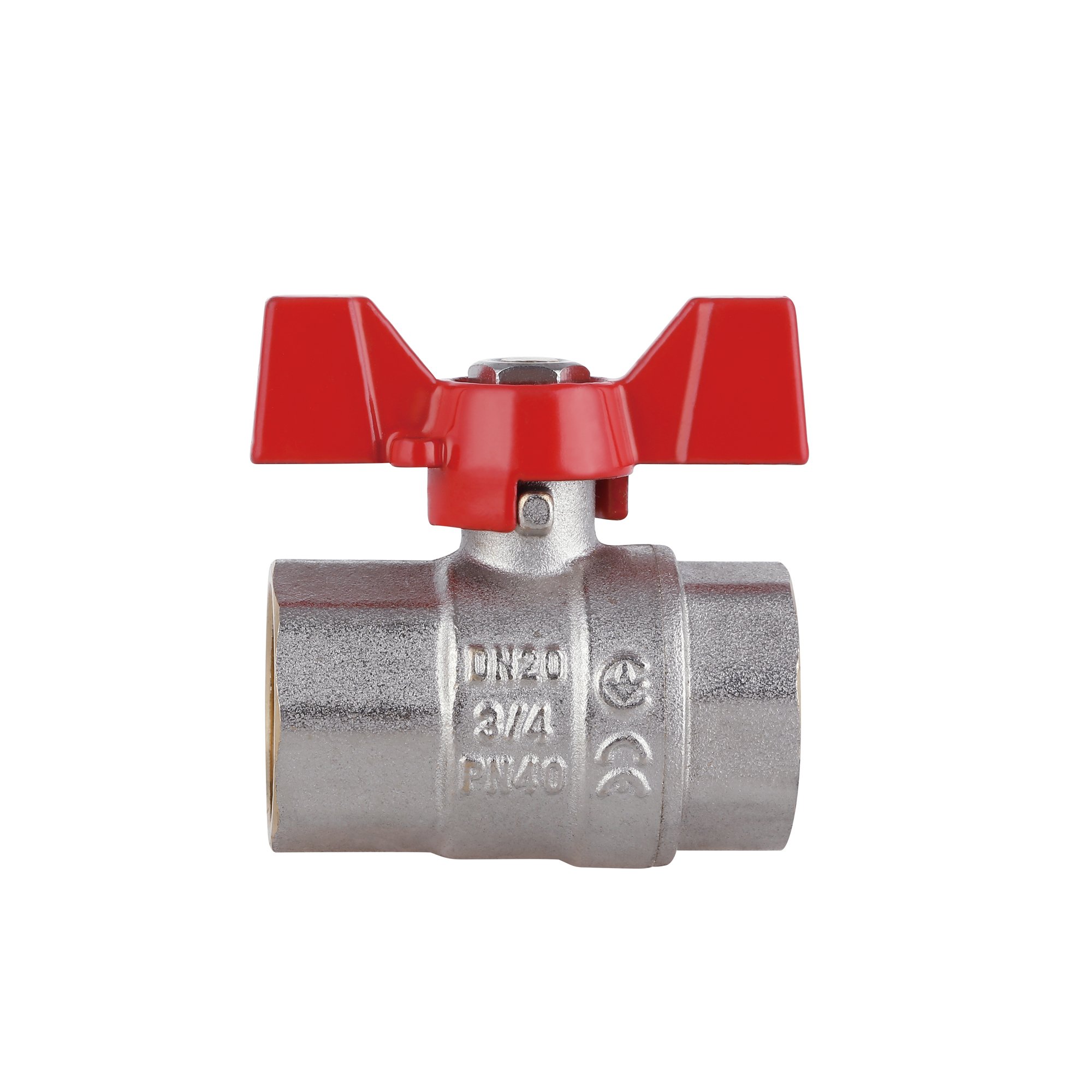 Кран кульовий Thermo Alliance Standart 3/4" ВР для води (метелик) SD602NW20PN40