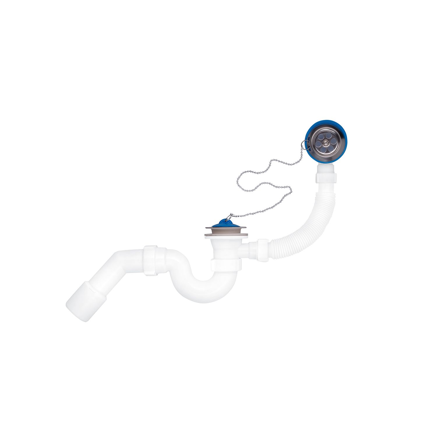 Сифон для ванної ANIplast 1 1/2"х50 мм, прямотечійний Е156EU