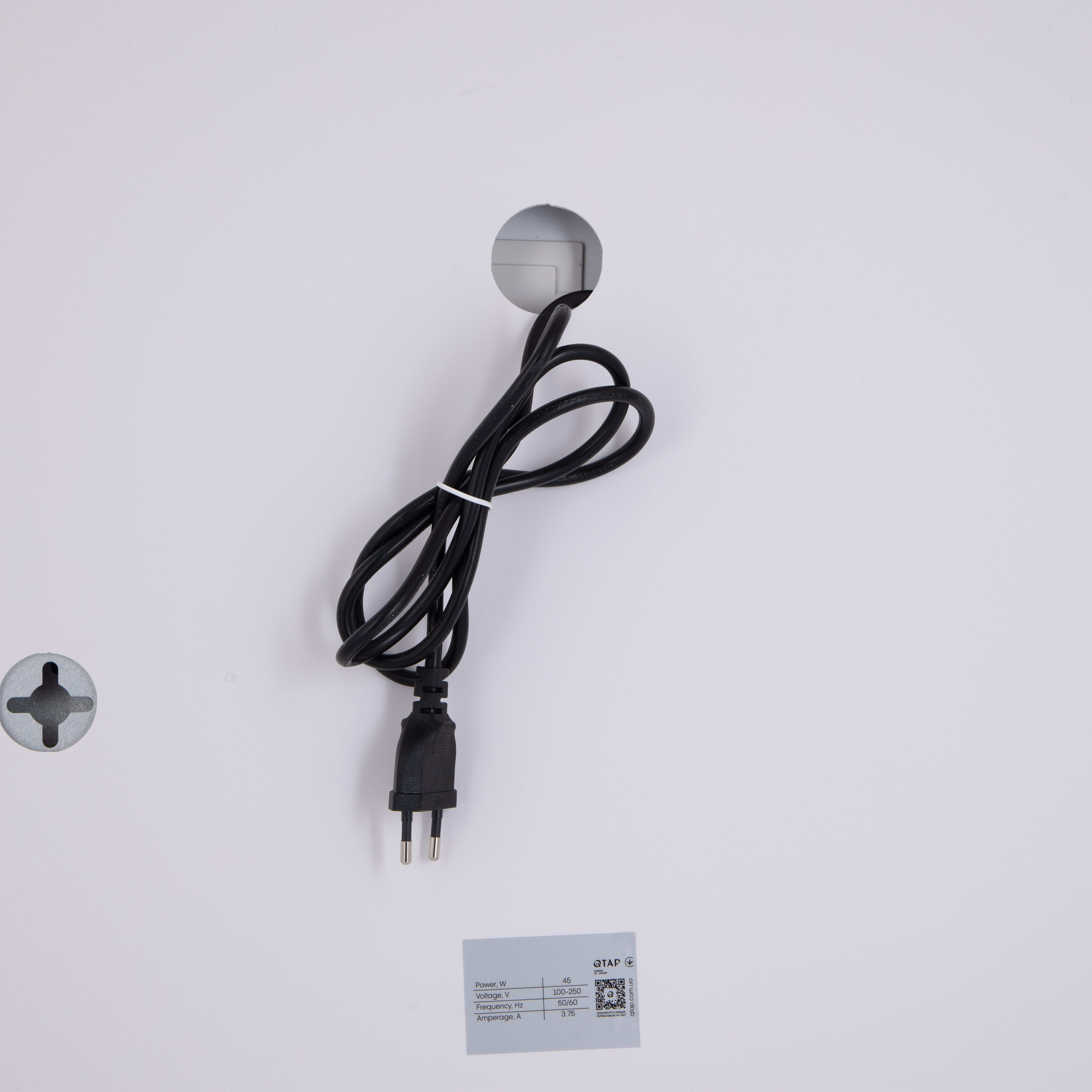 Дзеркало Qtap Gemini 800х700 з LED-підсвічуванням Touch, з антизапотіванням, з димером, рег. темп. кольору (3000-6500K) QT2578R8070