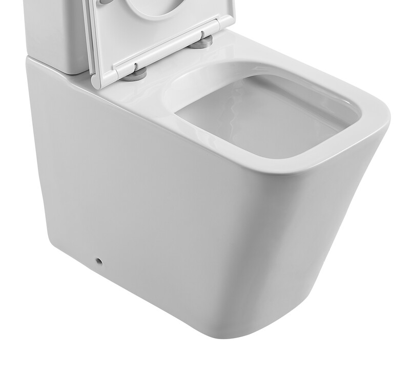 Чаша унітазу-компакту без сидіння MIXXUS PREMIUM QUADRO-0401-R BOWL 415x365x610 система змиву RIMLESS (MI8339)