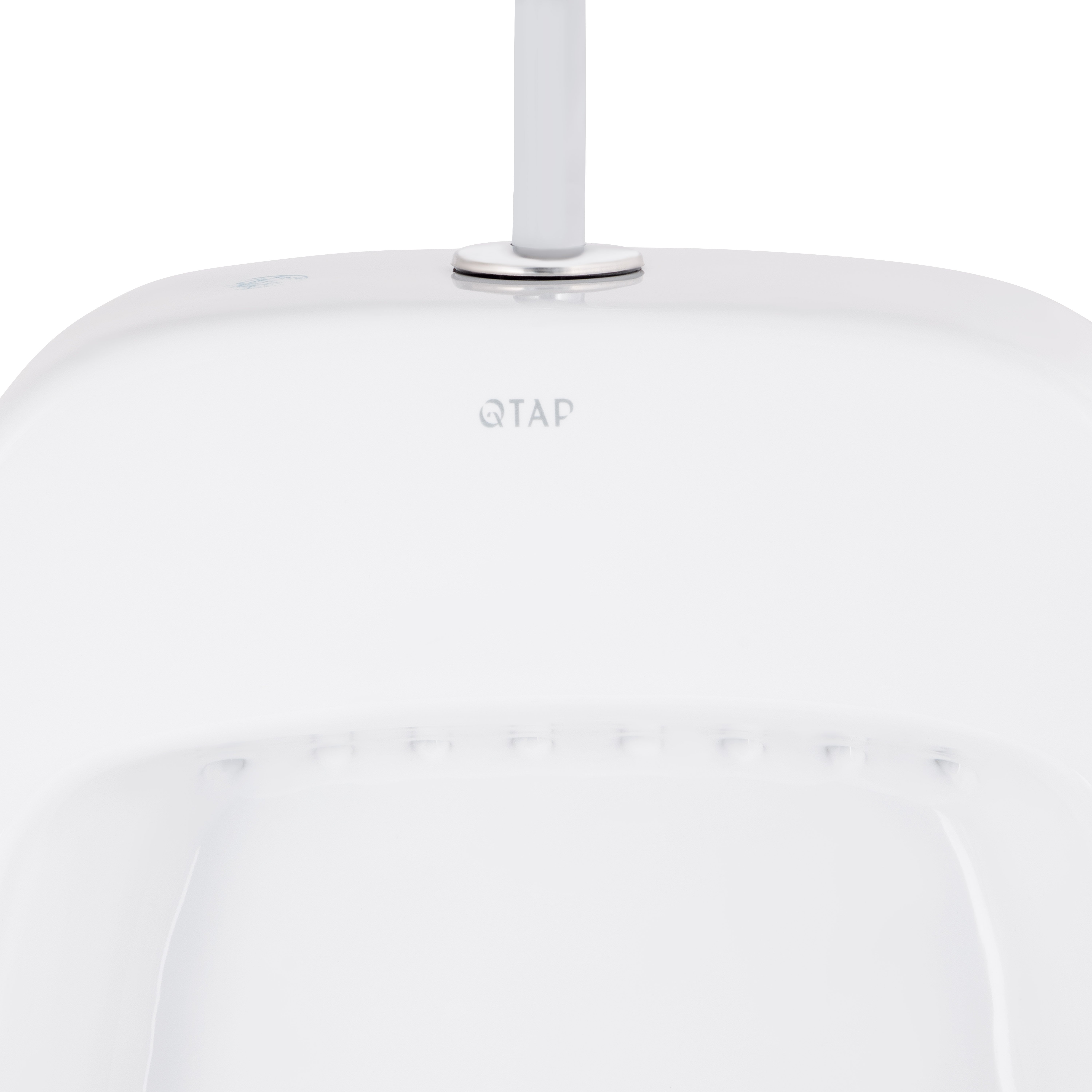 Пісуар підвісний Qtap Crow з краном-дозатором 360x285x675 White QT0588112HW