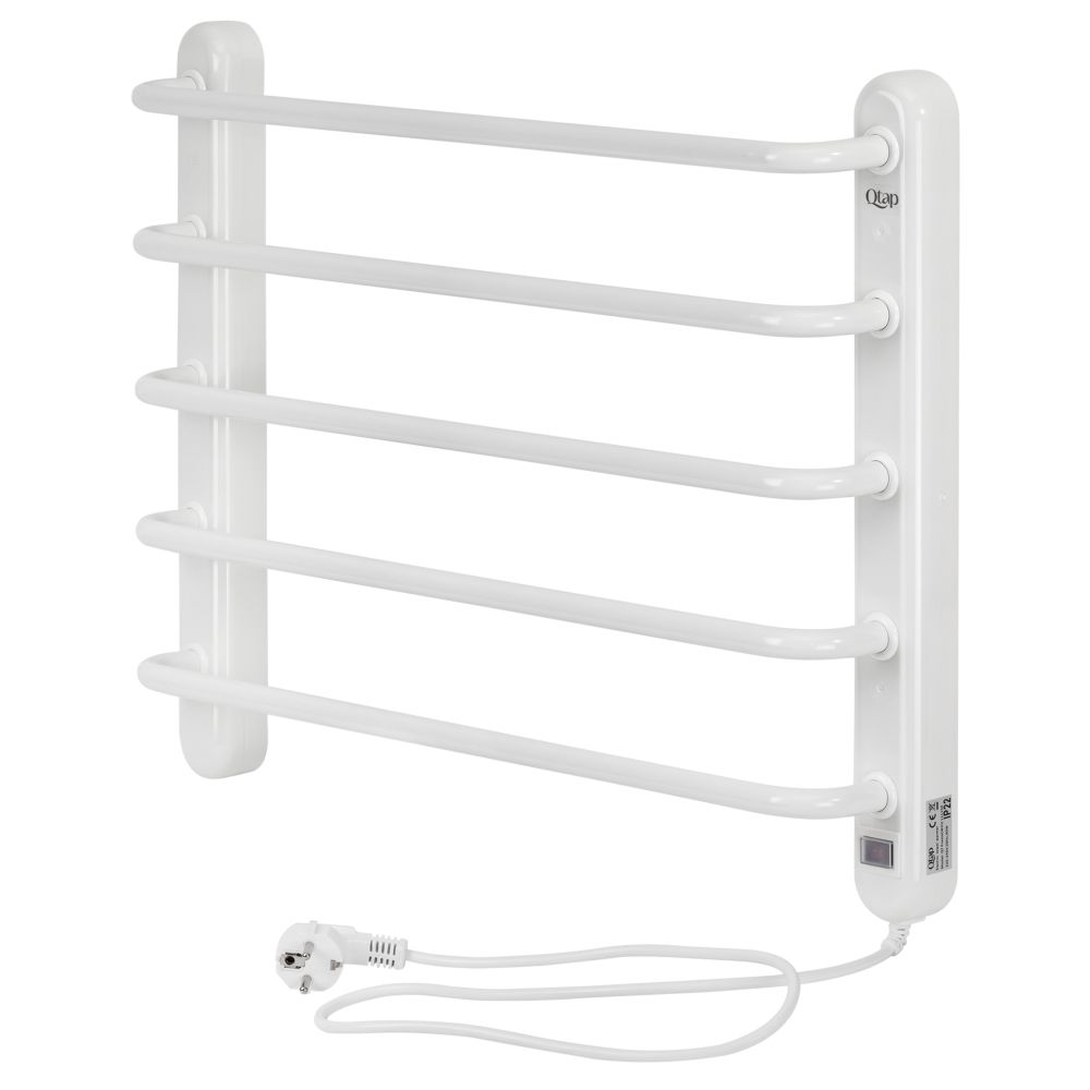 Полотенцесушитель электрический Qtap Presto (WHI) 11115R