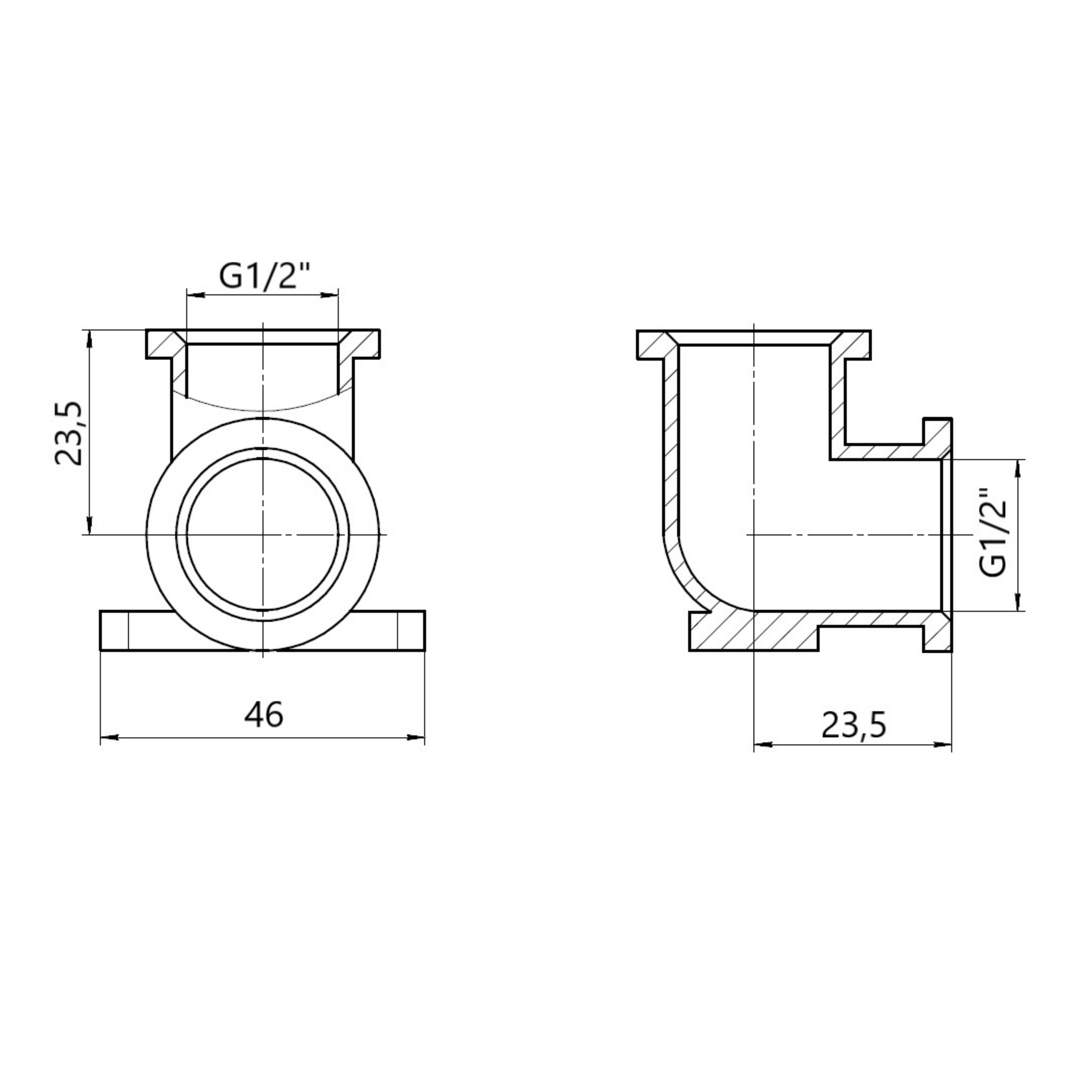 Кут Thermo Alliance Standart 1/2" ВР SD41815N