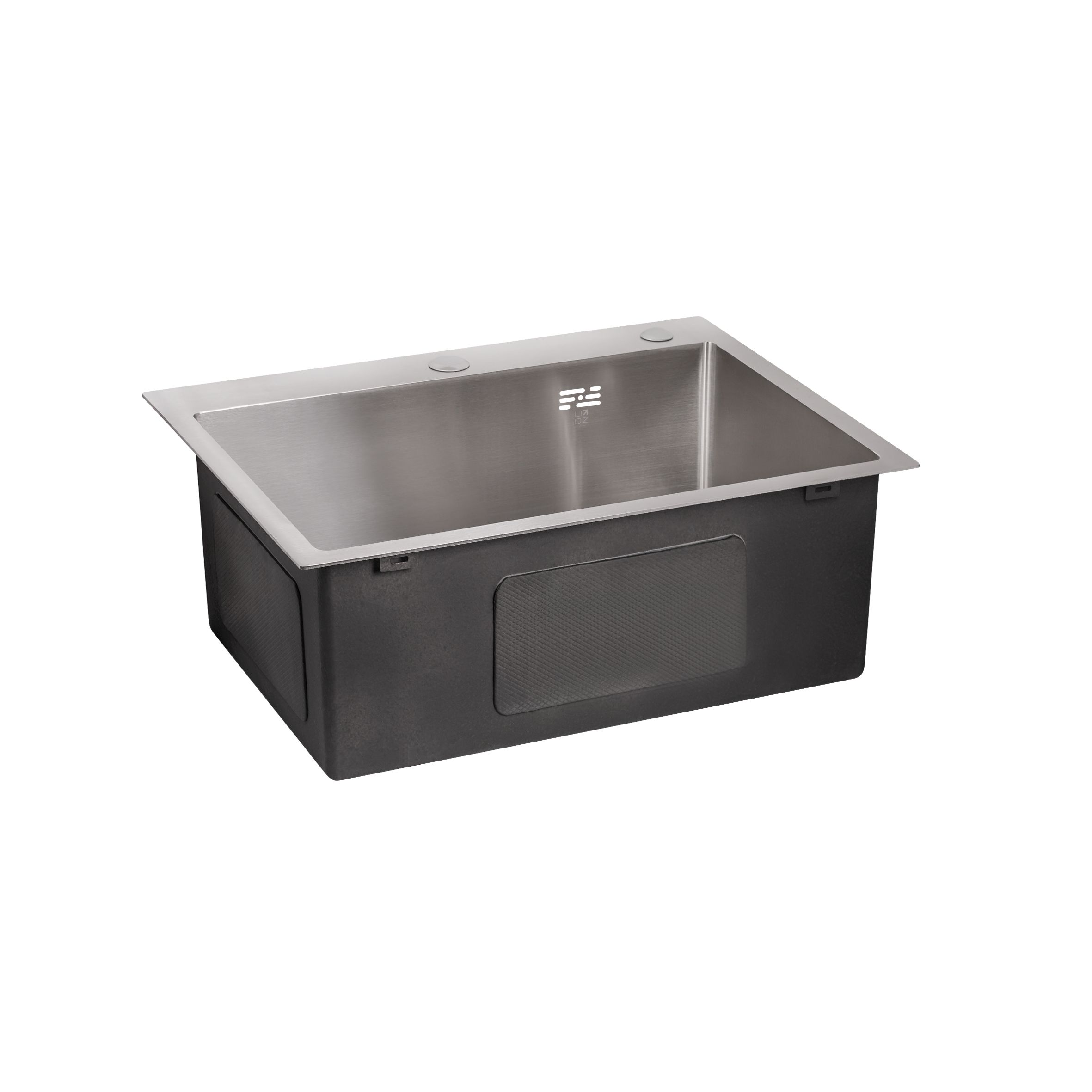 Мийка для кухні інтегрована Lidz Handmade H5045 (LDH5045BRU35383) Brushed Steel 3,0/1,0  мм