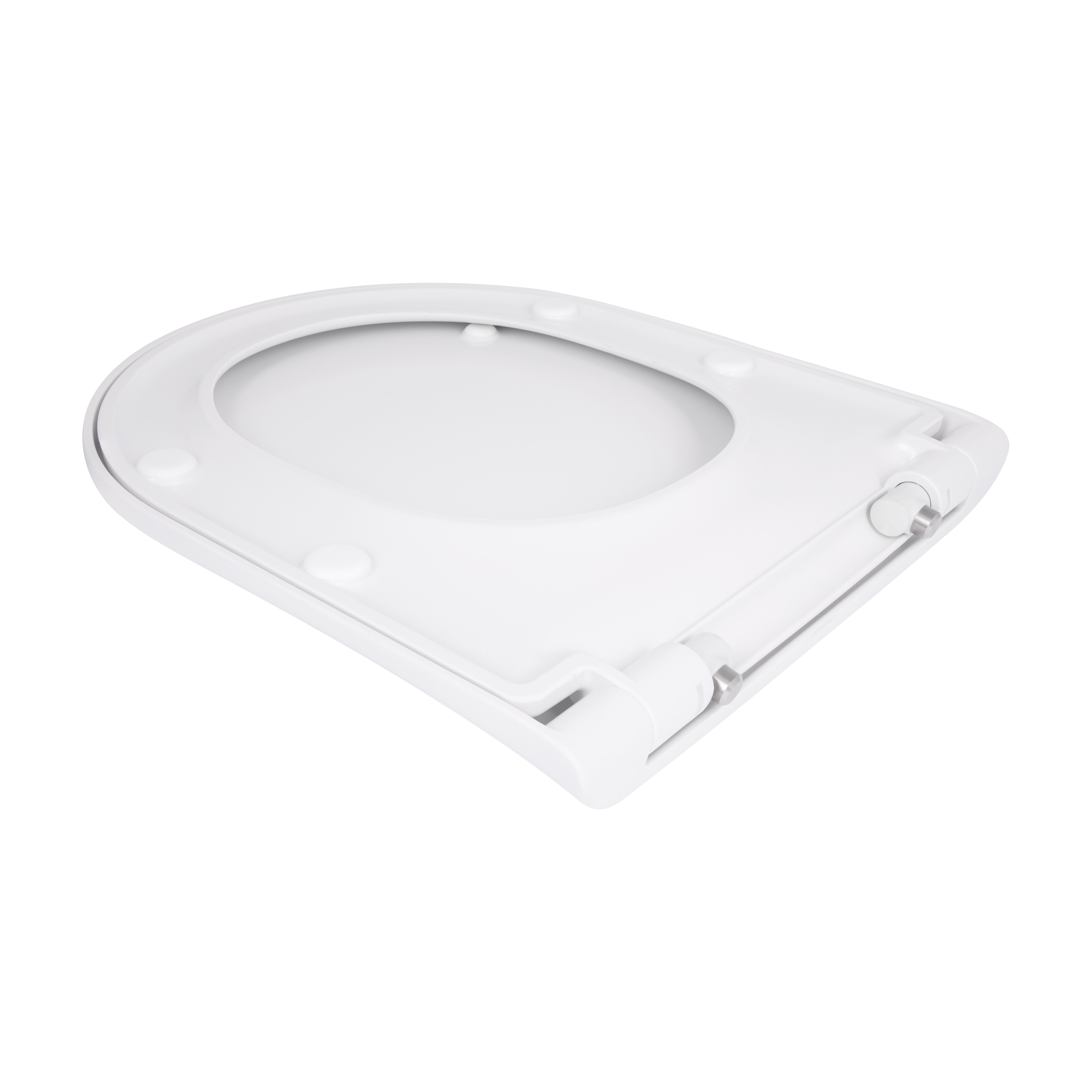 Qtap Сидіння для унітаза (Robin 490, Scorpio 490) 430x363x60 мм, White, з мікроліфтом, Slim Duroplast, MagLock QTSC179W48915