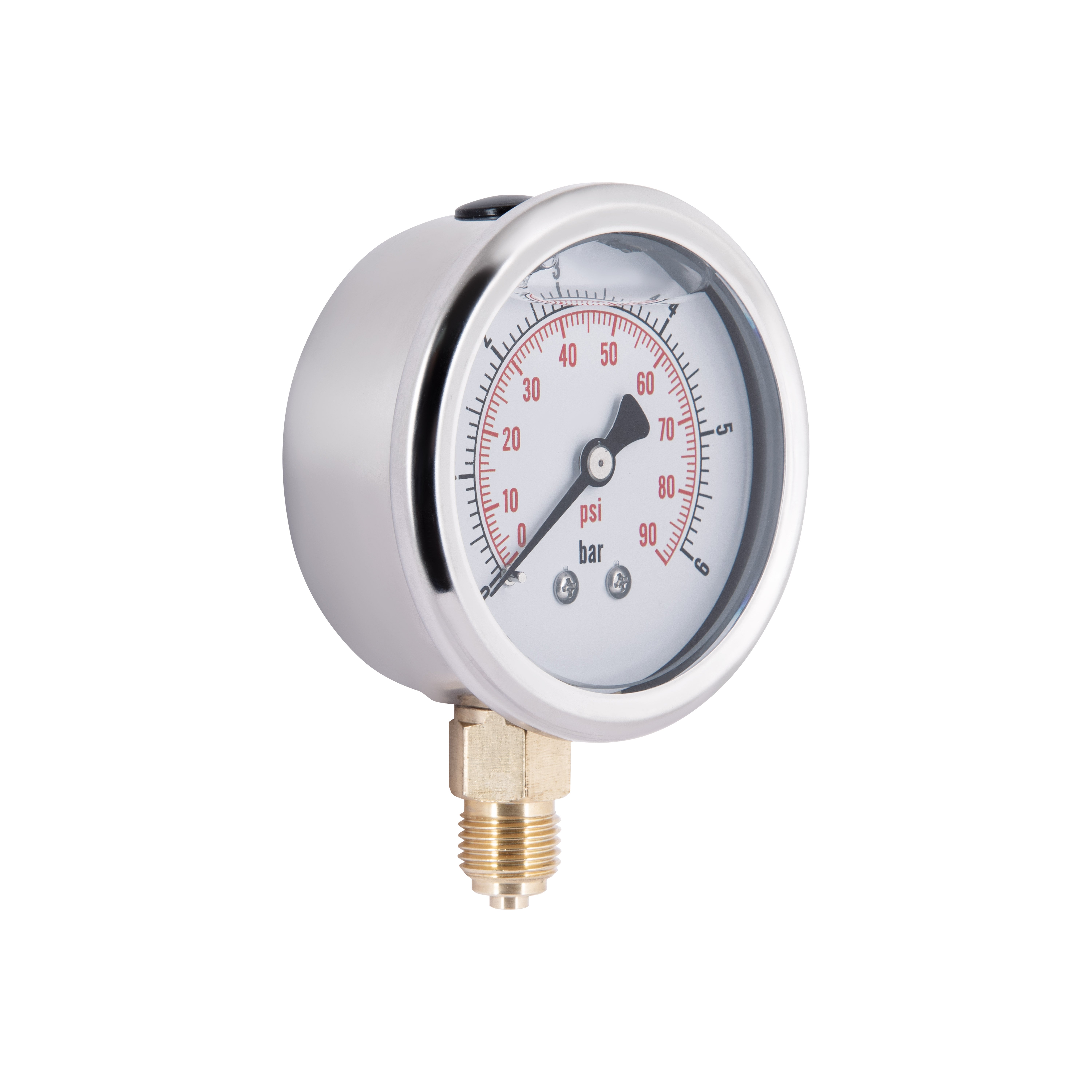 Манометр із гліцерином Thermo Alliancе Forte 6 бар, 1/4"З, нижнє підключення TAF170G6B
