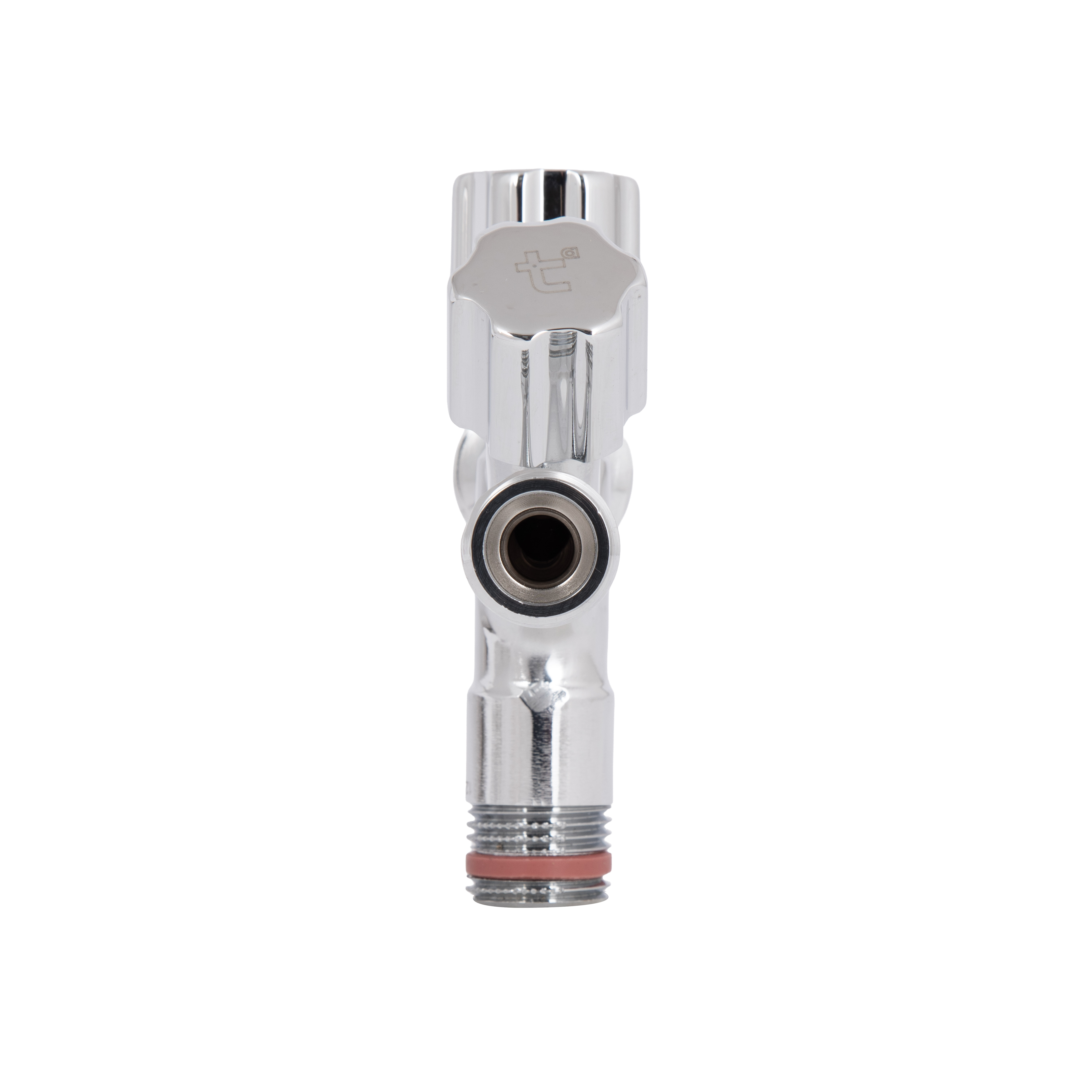 Кран кутовий подвійний  Thermo Alliance Forte 1/2"З х 1/2"З х 3/4"З, хром TAF187W151520