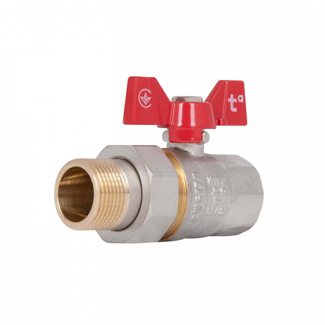 Кран кульовий "Американка" Thermo Alliance Standart 3/4" ВЗ прямий SD220NW20PN40