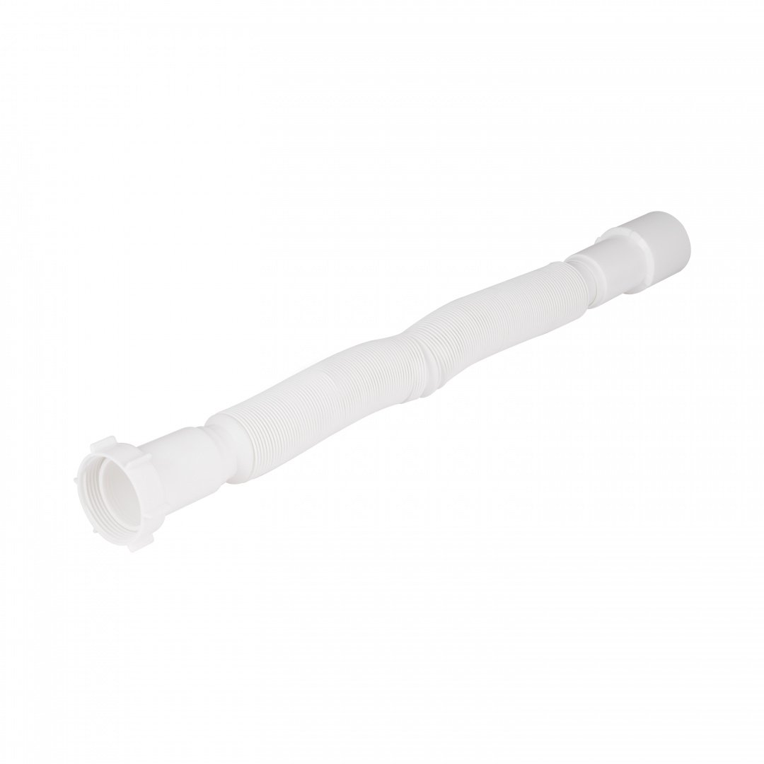 Гнучка труба Lidz (WHI) 60 01 G002 01 з накидною гайкою 1 1/2" довжина 1200 мм