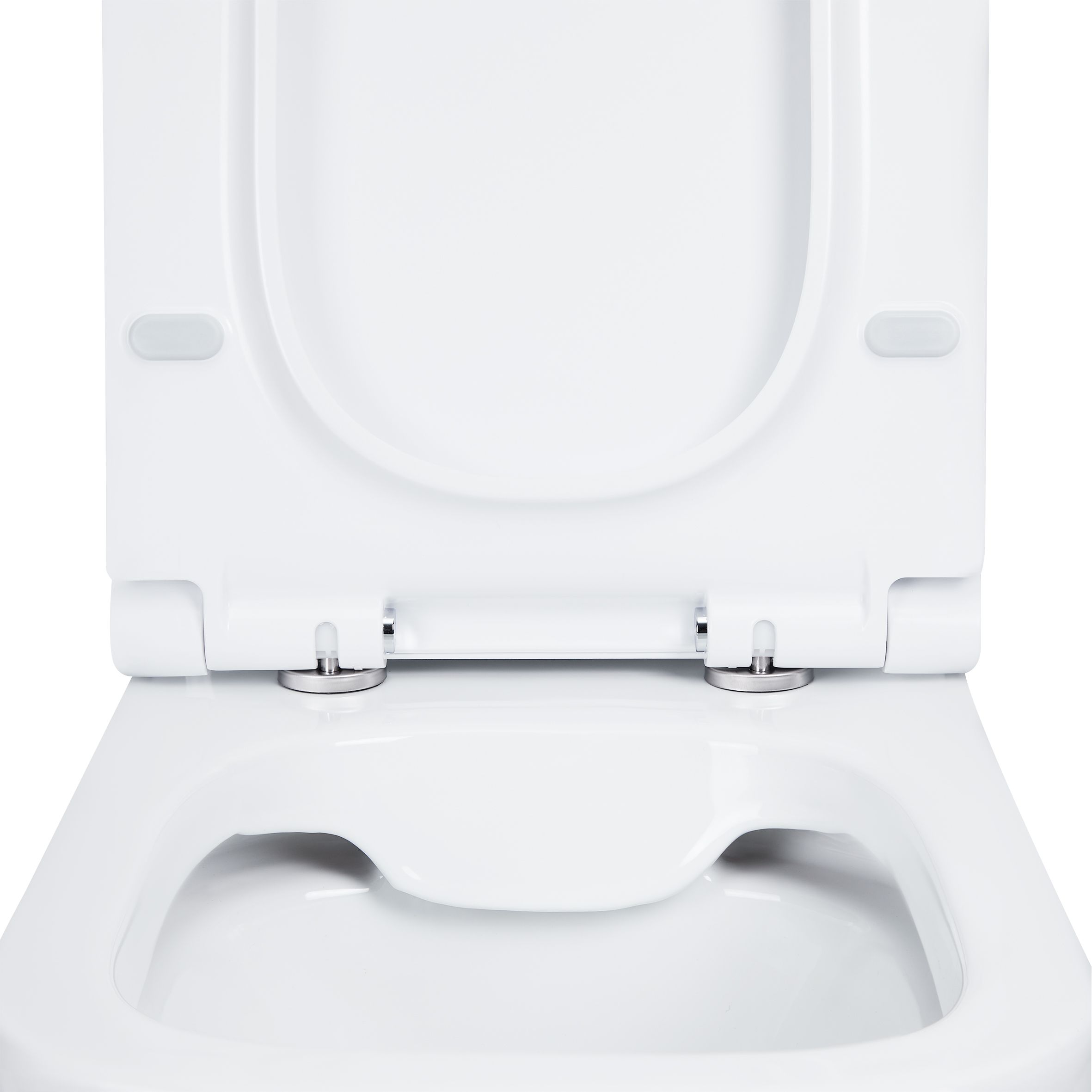 Унітаз-компакт Qtap Cardinal безобідковий з сідінням Soft-close QT0422C666PW