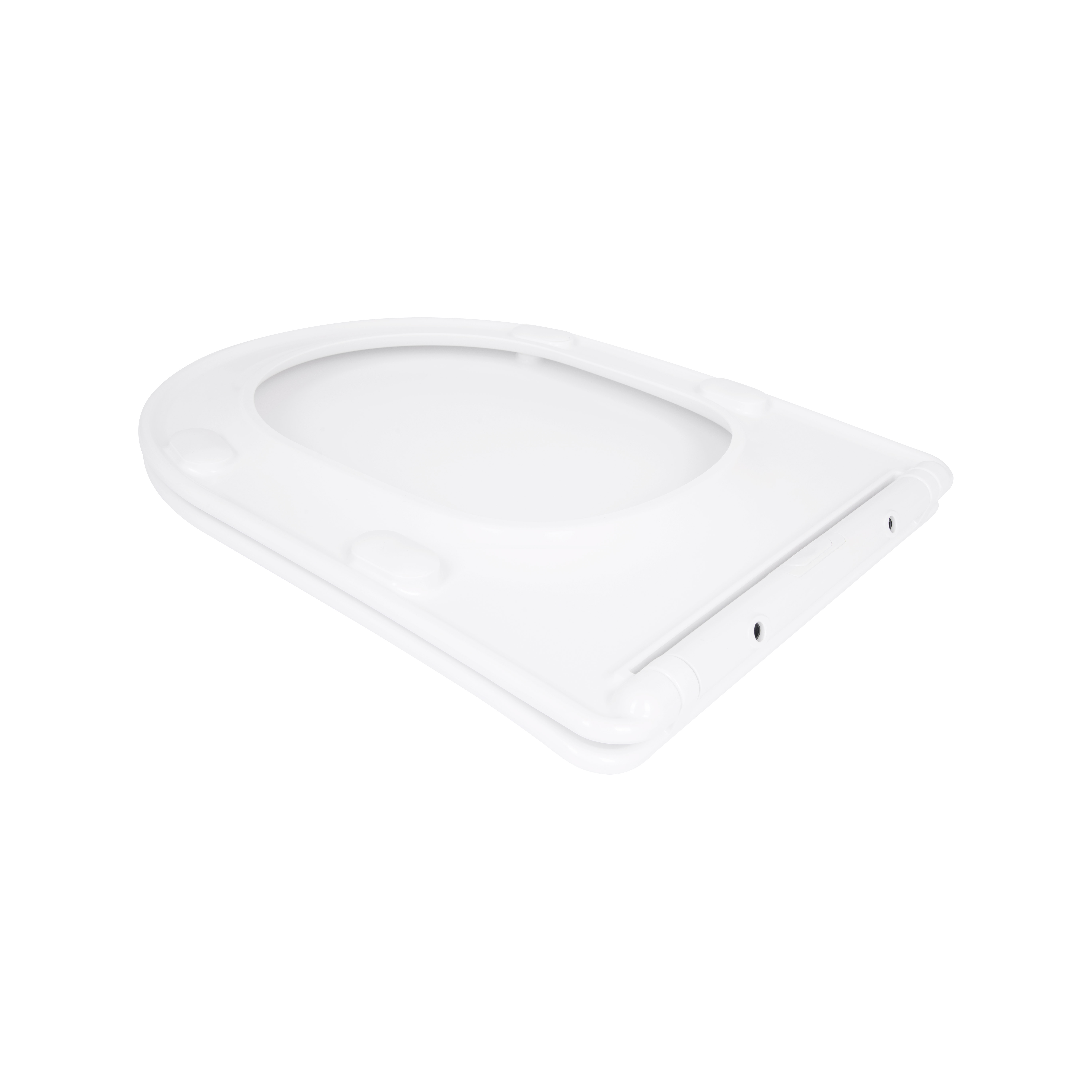 Сидіння для унітазу Qtap (Evia, Arvin, Leo 630) 410x330x22 мм, White, з мікроліфтом, Slim Duroplast, Quick Release QTSC179W49264