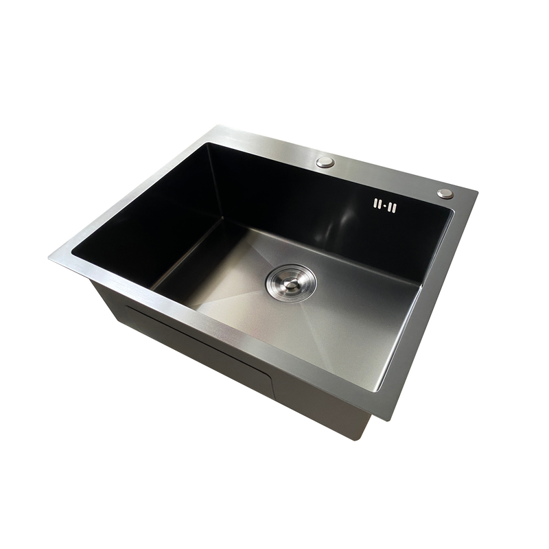 Мийка з нерж. сталі MIXXUS MH5843 MICRO DECOR GRAPHITE (3.0/0.8) (колір графіт) (MI8217)