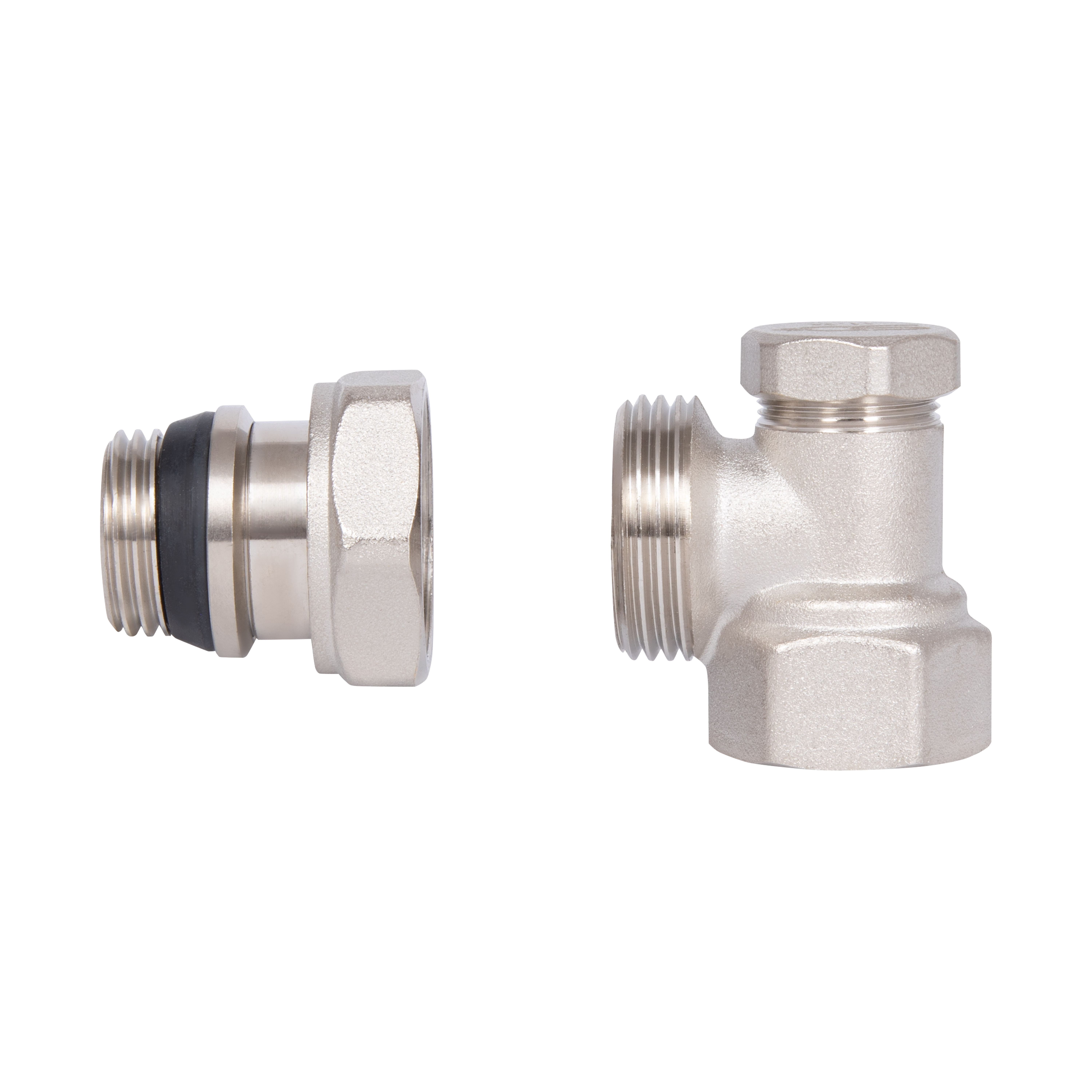 Кран радіаторний Thermo Alliance Base 1/2" ВЗ з антипротіканням кутовий SD229W15