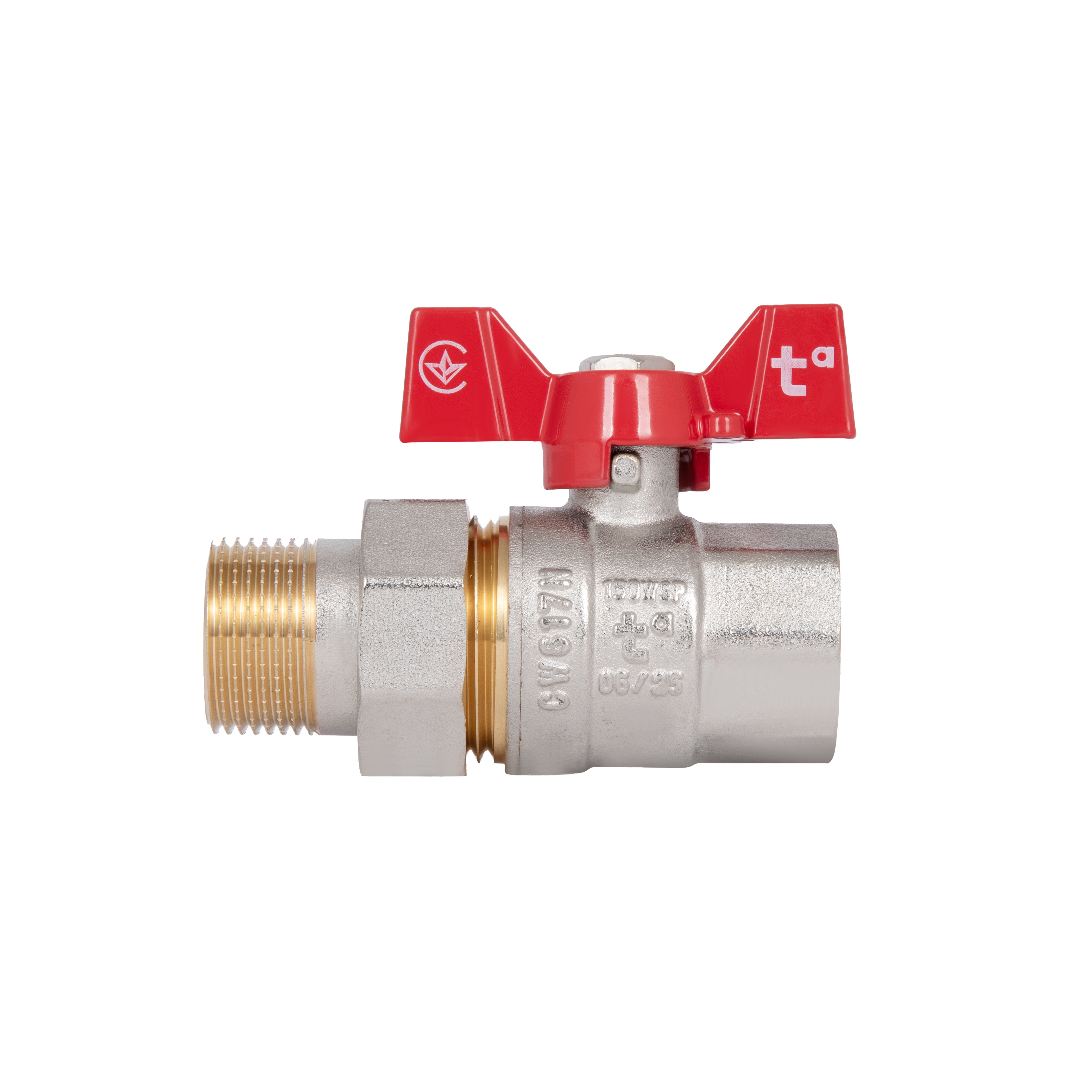 Кран кульовий "Американка" Thermo Alliance Standart 3/4" ВЗ прямий SD220NW20PN40