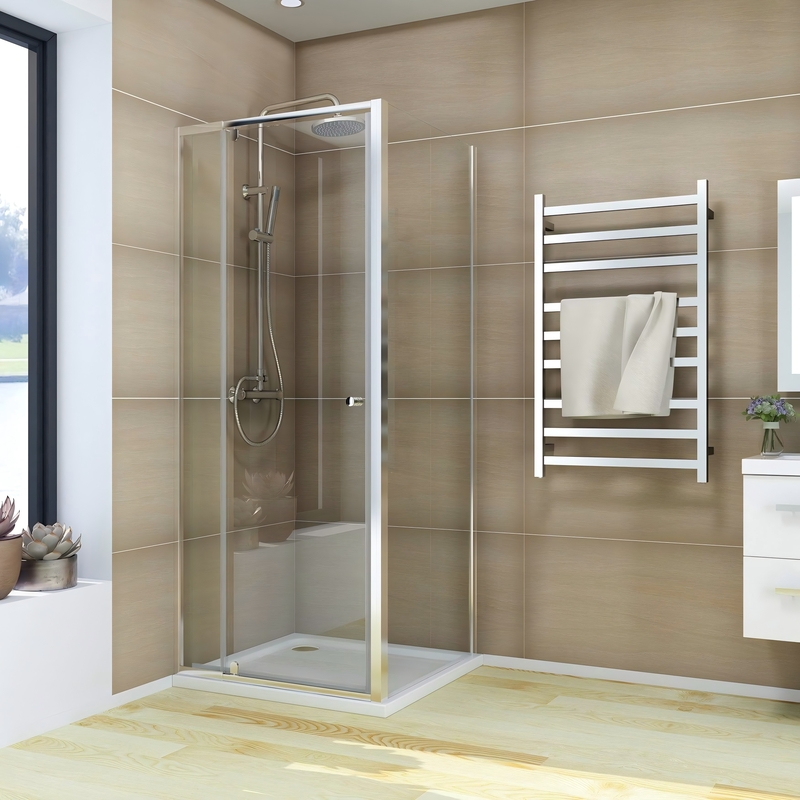 Душова кабіна без піддону KOER SR SC05-90x90x195-TR-01 прозоре скло EASY CLEAN 6мм хром (KR5363)