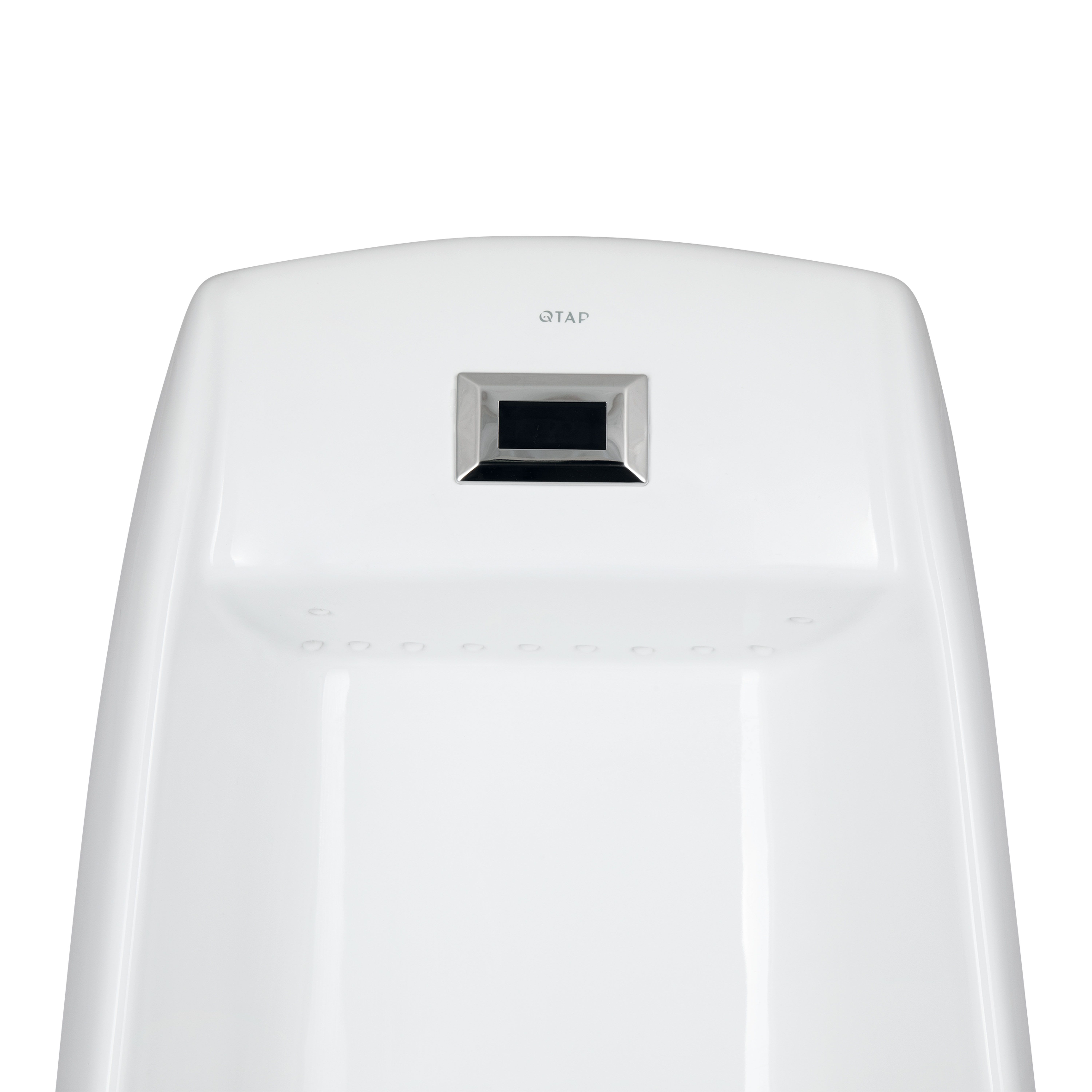 Пісуар підлоговий Qtap Scorpio з ІЧ-датчиком автоматичного змиву 430х370х990 White QT1488101HW