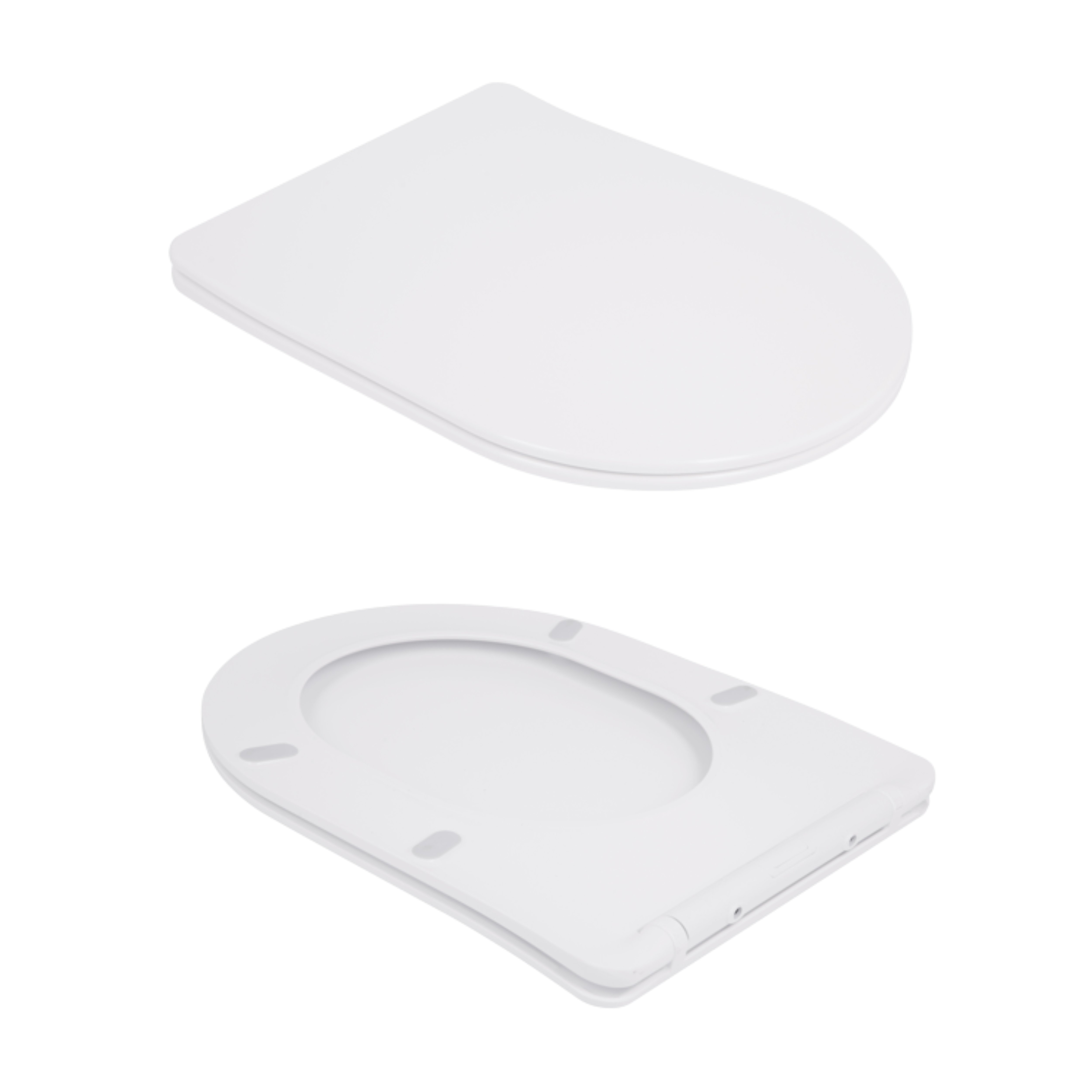 Унітаз підлоговий Qtap Robin New Ultra Quiet безобідковий з сидінням Soft-close WHITE QT13226083AW