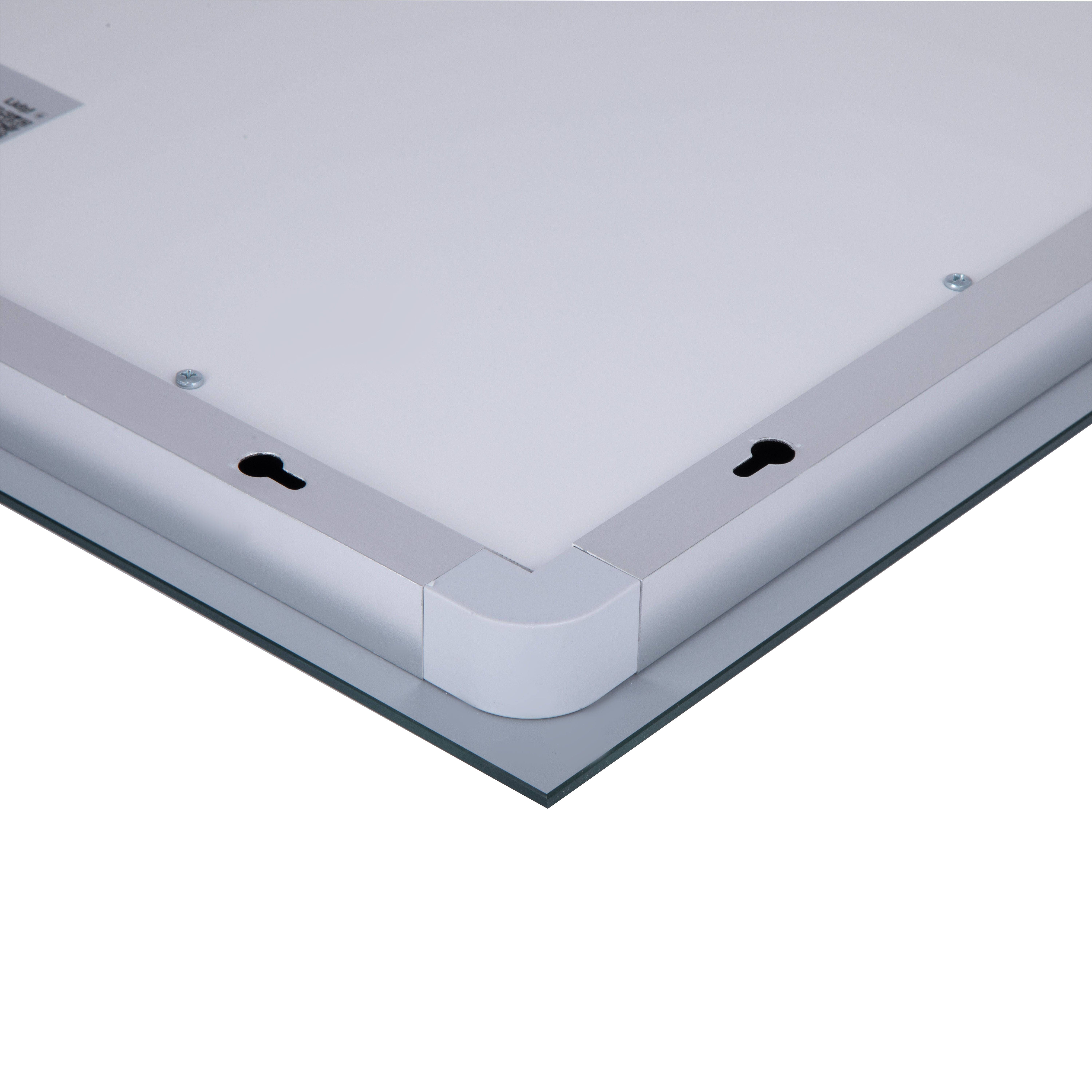 Дзеркало Lidz Kubis 600х800 з LED-підсвічуванням Touch, з антизапотіванням, з димером, рег. яскравості LD78LF9376080