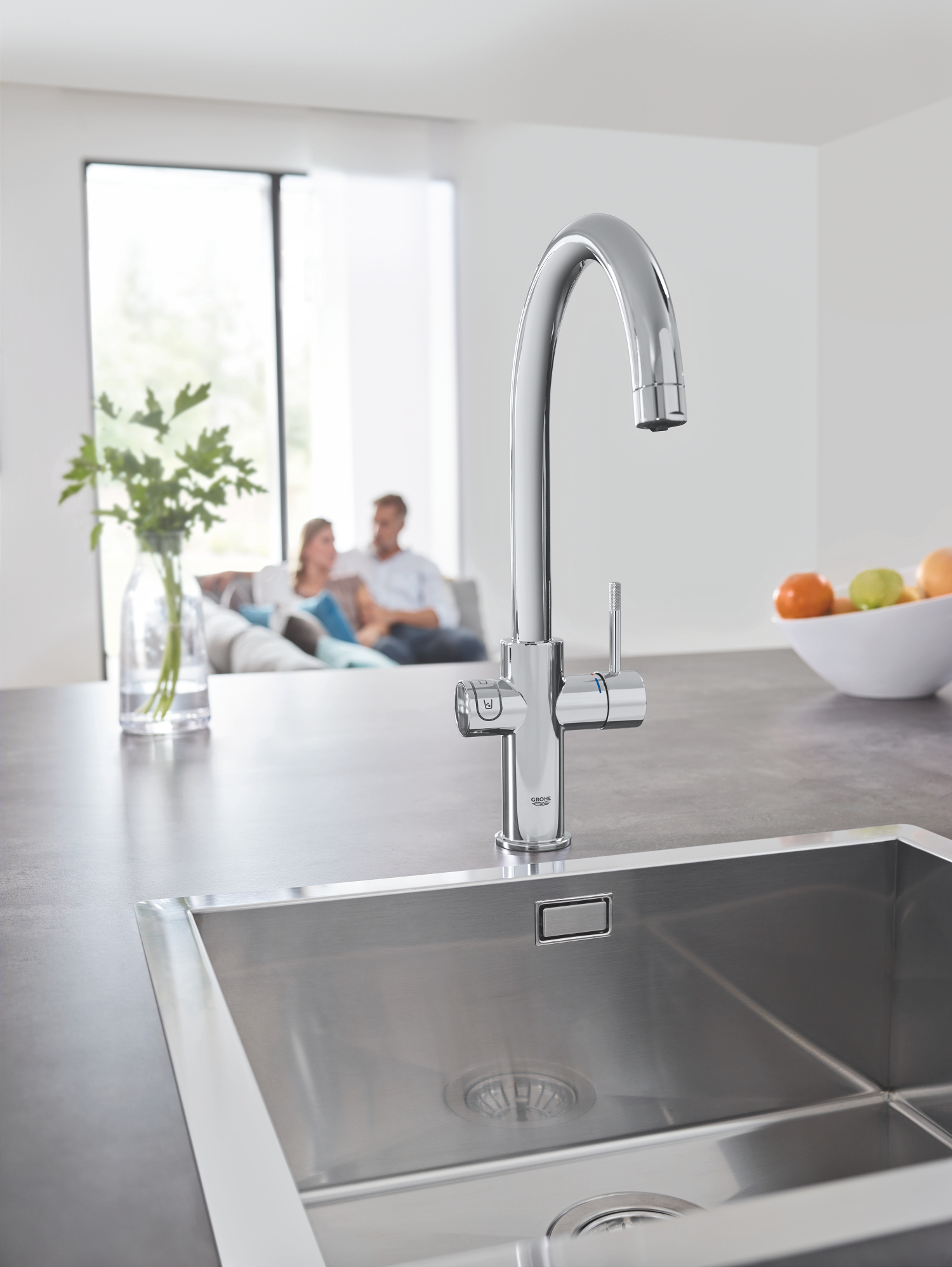 Система фільтрів для питної води зі змішувачем Grohe Blue Home Connected (31455001)