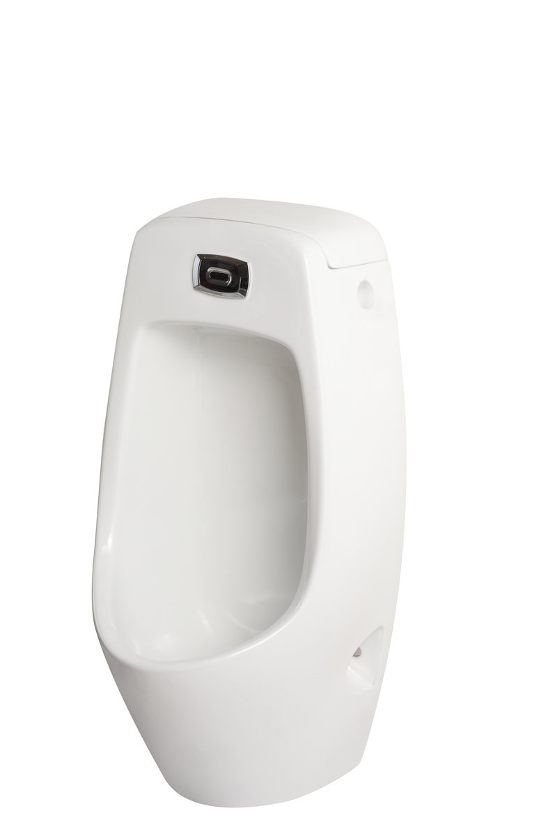 Пісуар підвісний MIXXUS PREMIUM BEVEL-1001 390x395x795mm з ІЧ-датчиком автоматичного змиву (MP6661)