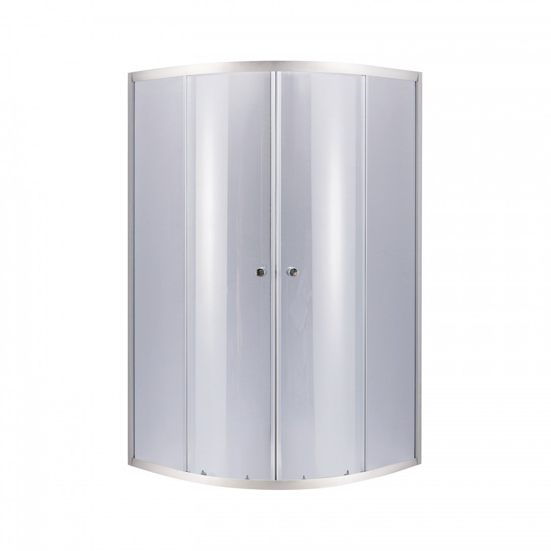 Душова кабіна Lidz Latwa SC90x90.SAT.MID.GR, скло тоноване 4 мм без піддона