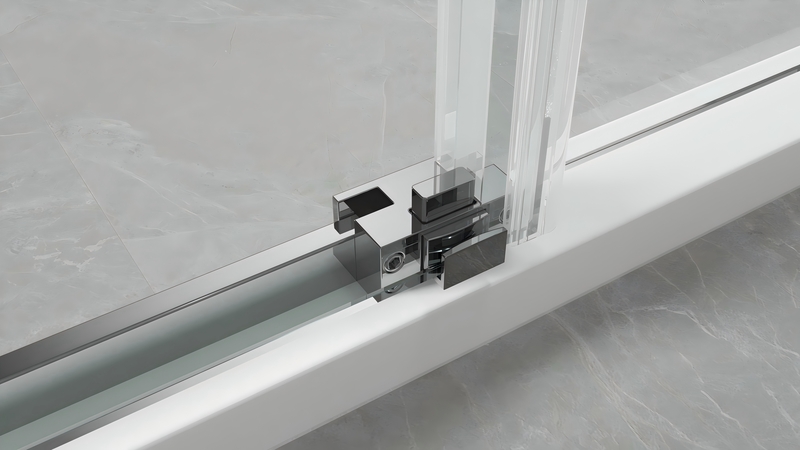 Душова кабіна без піддону KOER SR SC03-90x90x200-TR-07 прозоре скло EASY CLEAN 6мм графіт (KR5359)