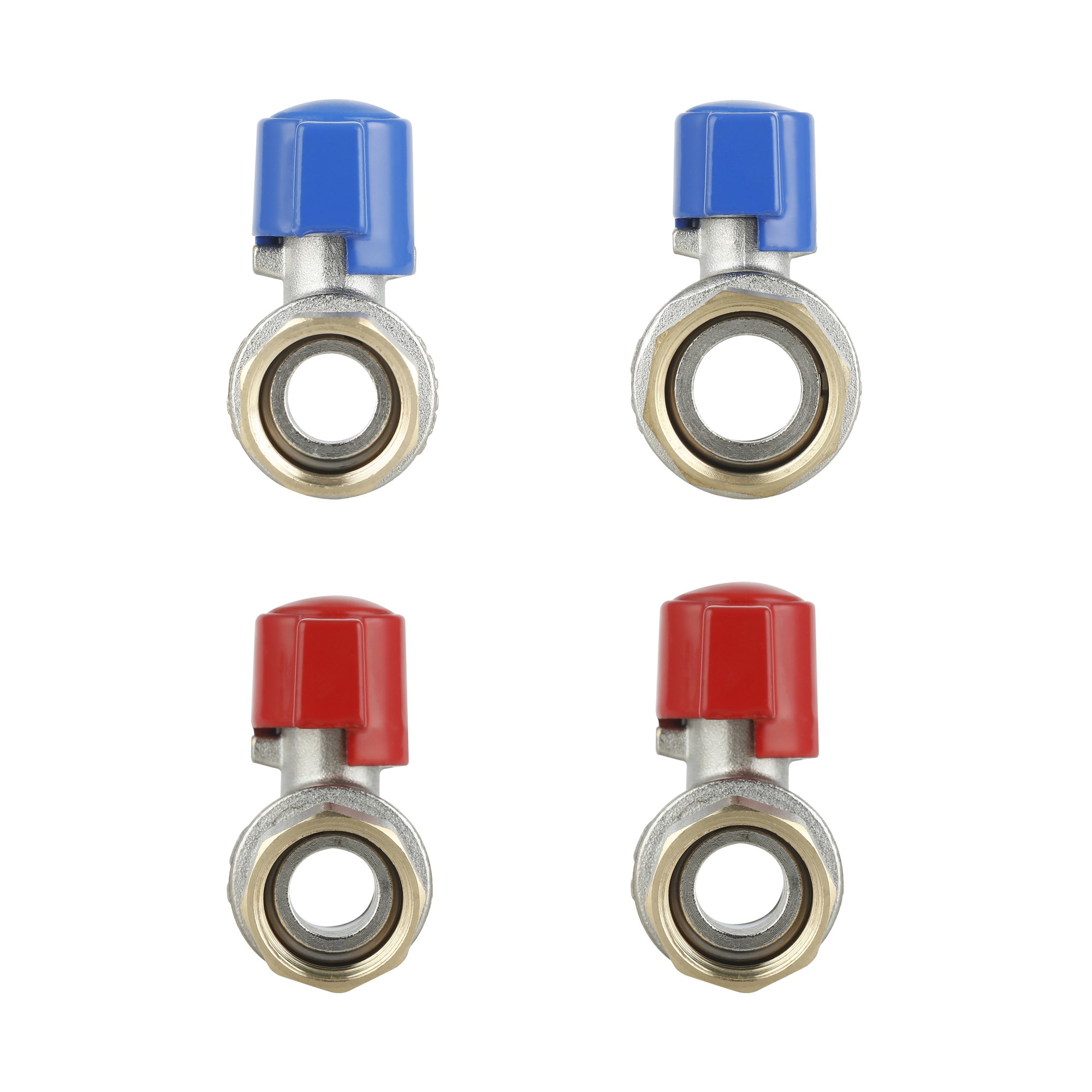 Комплект прямих кранів Thermo Alliance Standart 1/2"ВН-3/4"ВН з накидною гайкою для підключення котла TAS262RBW1520