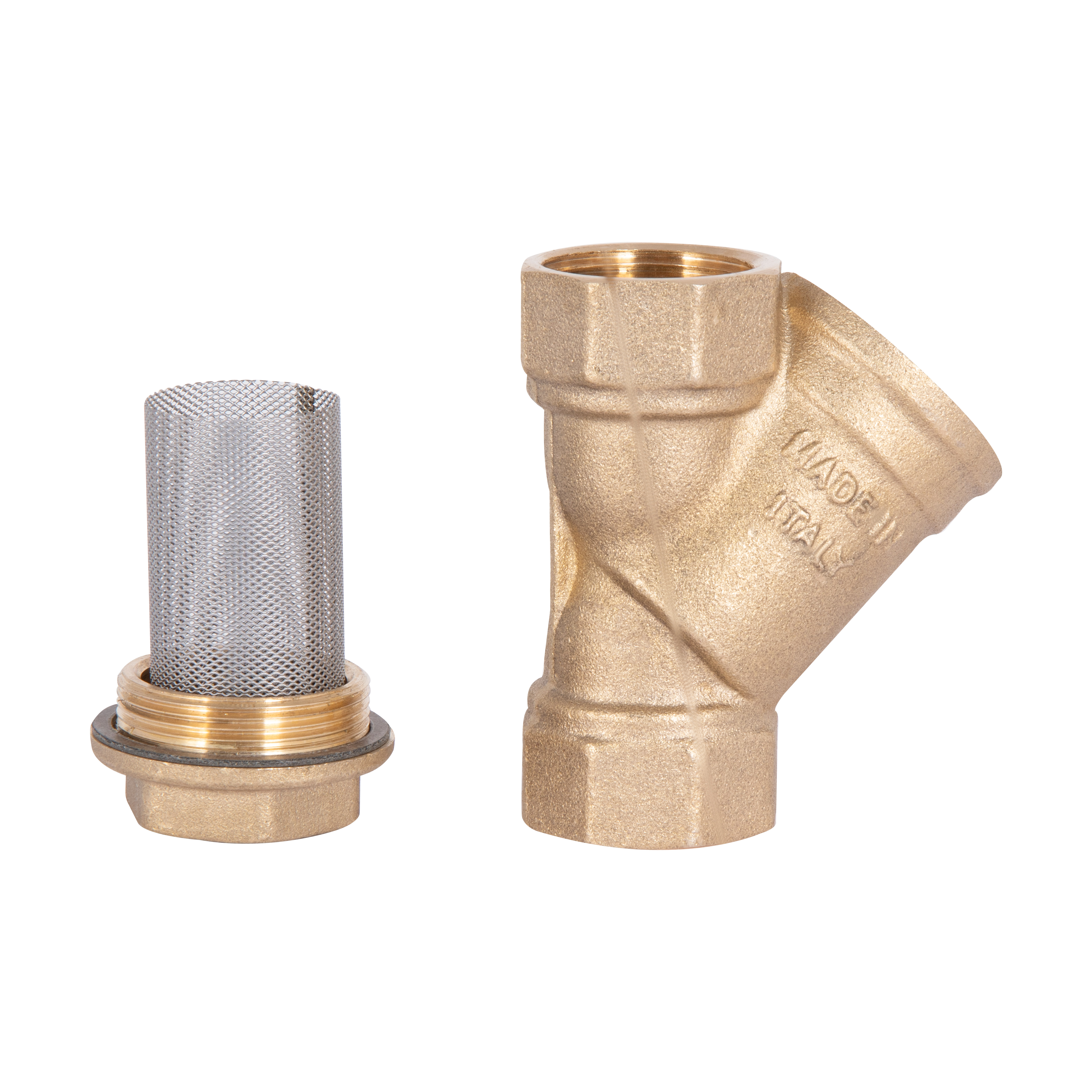 Фільтр косий Icma №50 грубої очистки 3/4" латунний