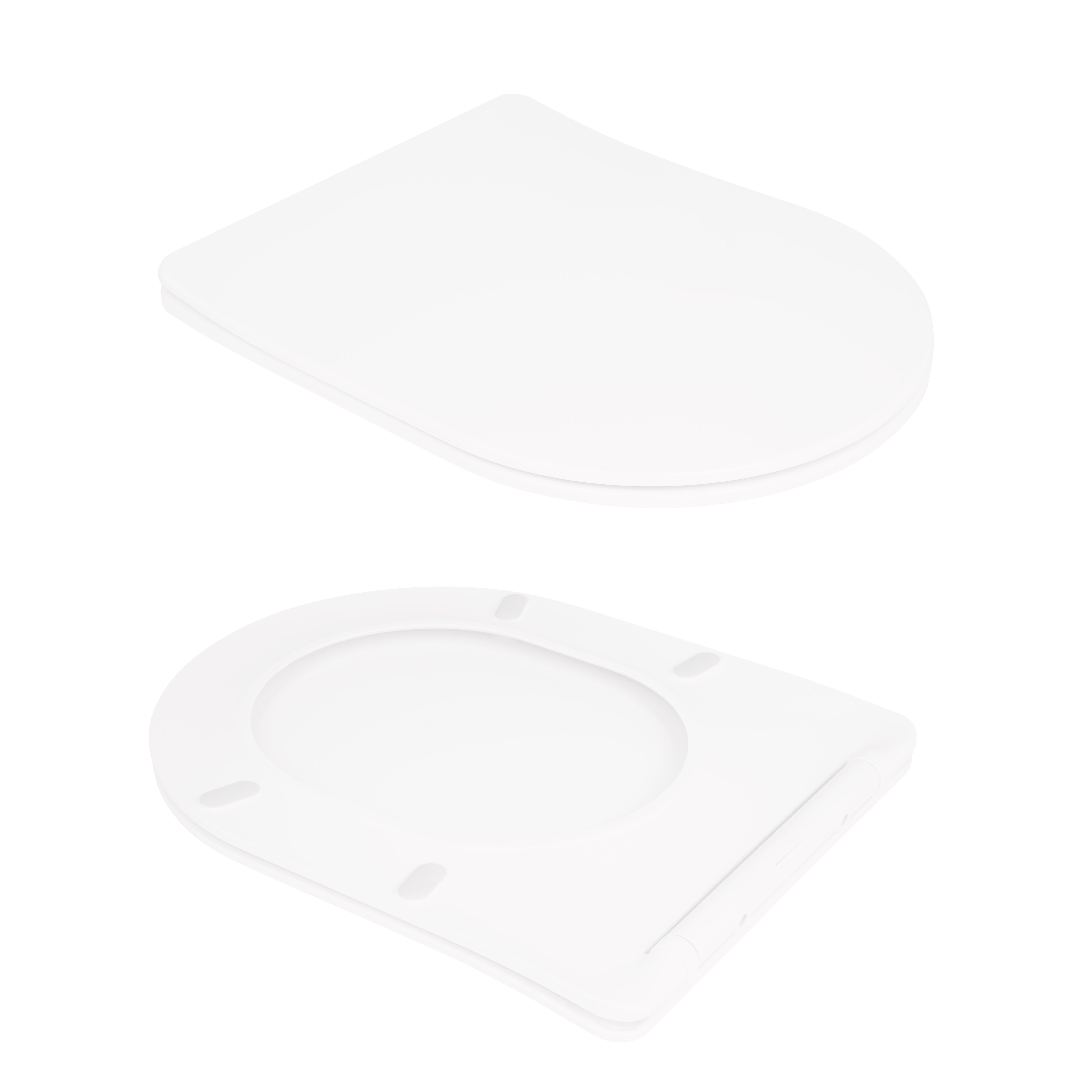 Унітаз підлоговий Qtap Virgo Ultra Quiet безобідковий з сидінням Soft-close WHITE QT18226092AW