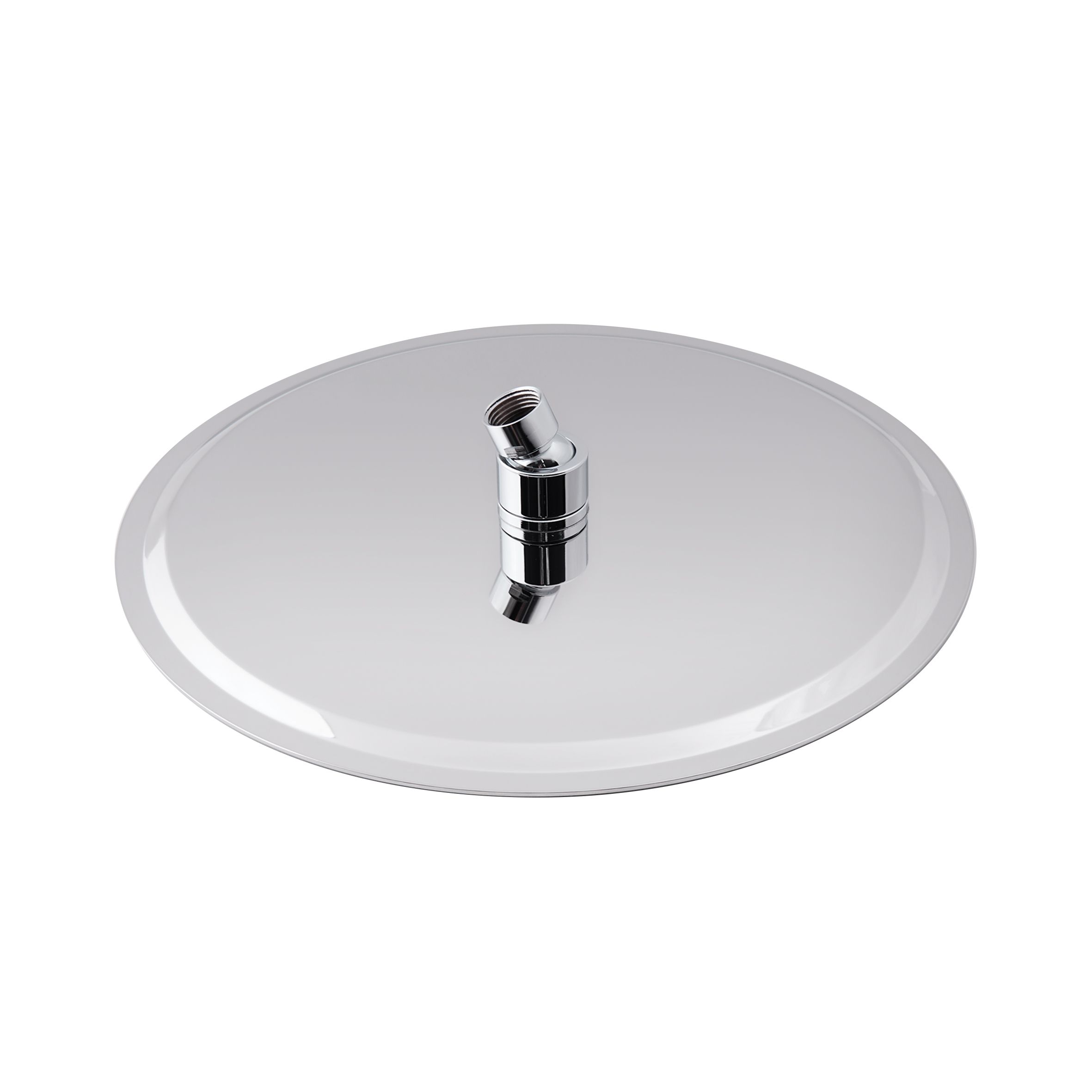 Лійка для верхнього душу Qtap Hlavova 300 мм округла QTHLAS300O1ZBB Chrome