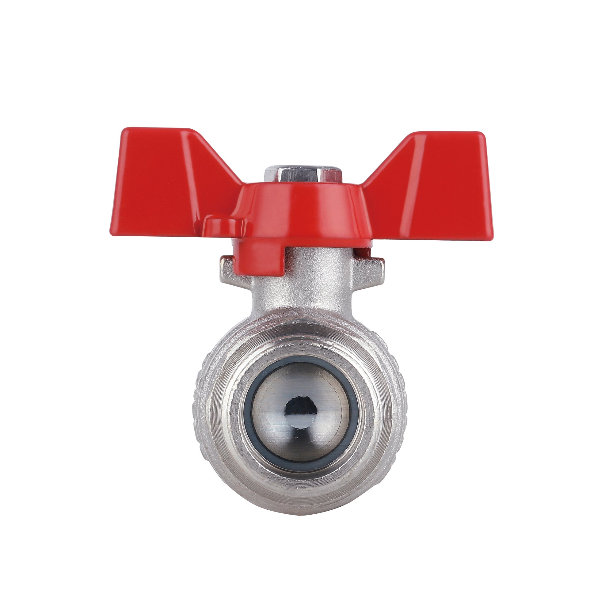 Кран кульовий з накидною гайкою Thermo Alliance Forte 3/4" ВЗ для води прямий SF261W20
