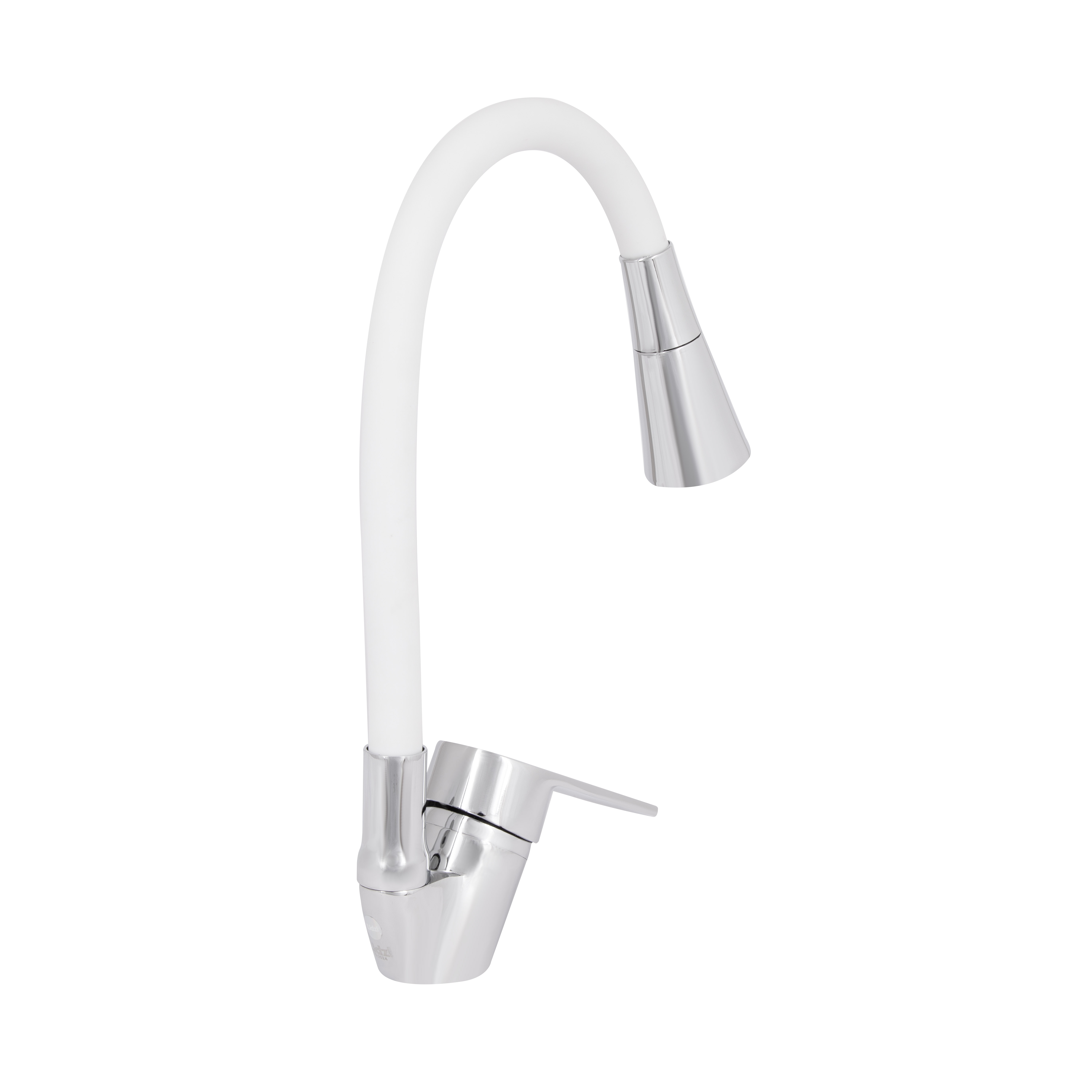 Змішувач для кухні Lidz Tani 008F3 з гнучким виливом (k40) LDTAN008F3WCR37037 Chrome/White