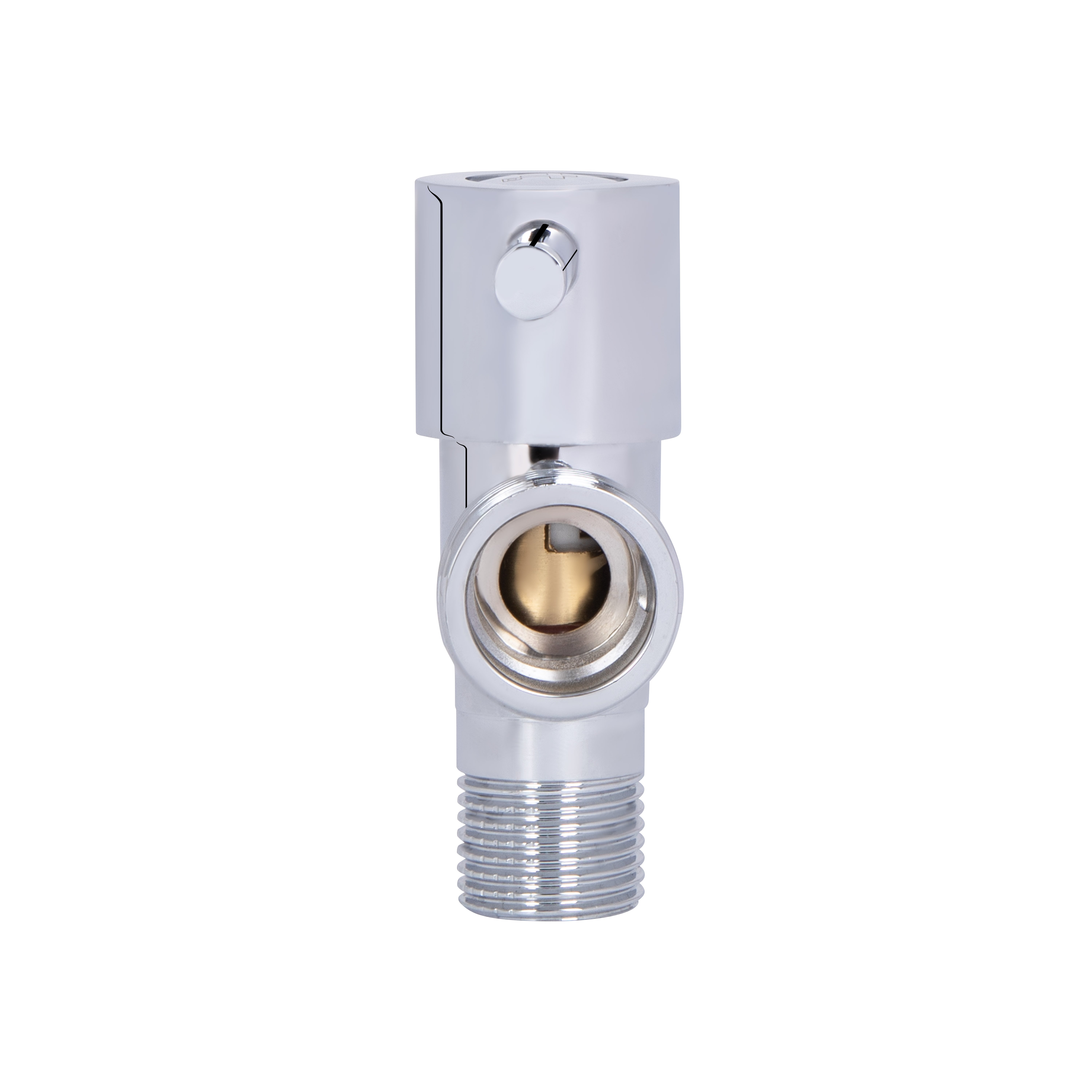 Кран кутовий Thermo Alliance Standart (ручка паличка) з керам.буксою 1/2"Н х 3/4"Н SF343W1520