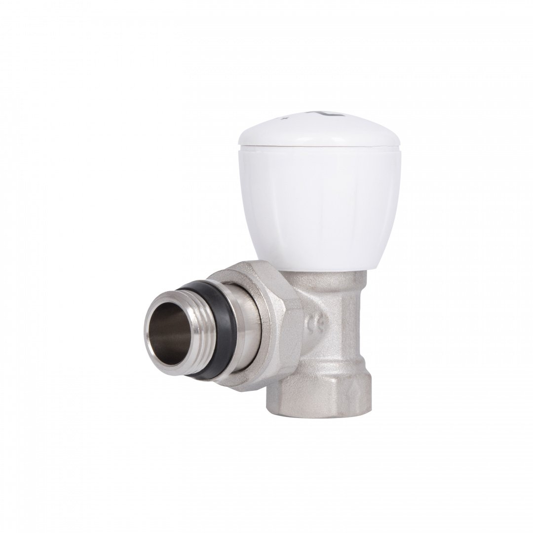 Кран радіаторний Thermo Alliance Standart Powerful 1/2" з антипротіканням кутовий SF232W15