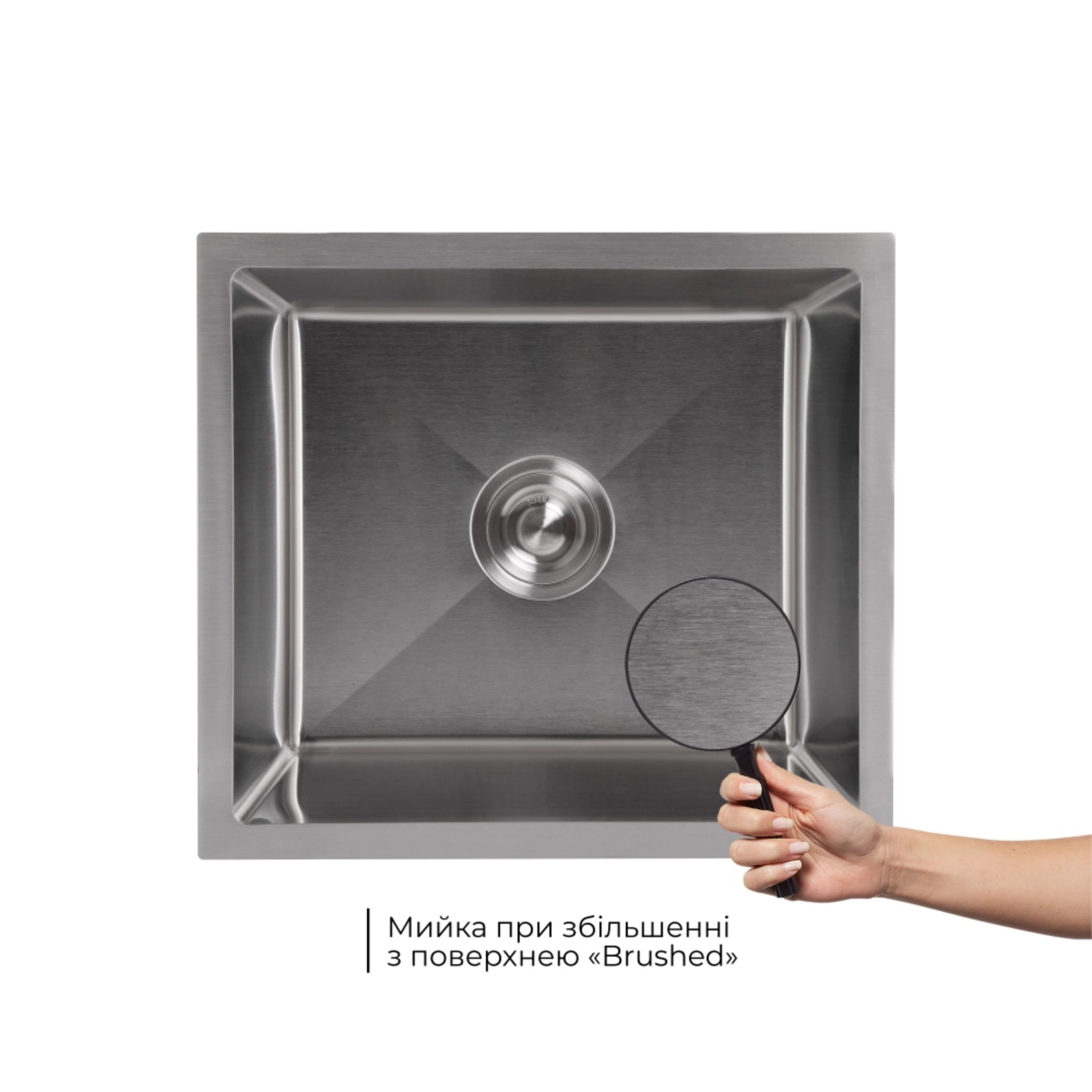 Акційний набір Lidz: мийка H4843 Brushed 3,0/1,0 мм + Змішувач Aria для кухні з гнучким виливом (k35) Grey