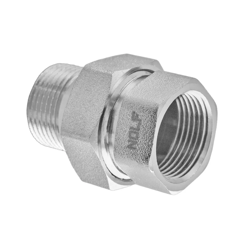 Згін американка Nolf NFC.511-32 - 1-1/4" прямий нікельований (NF3233)