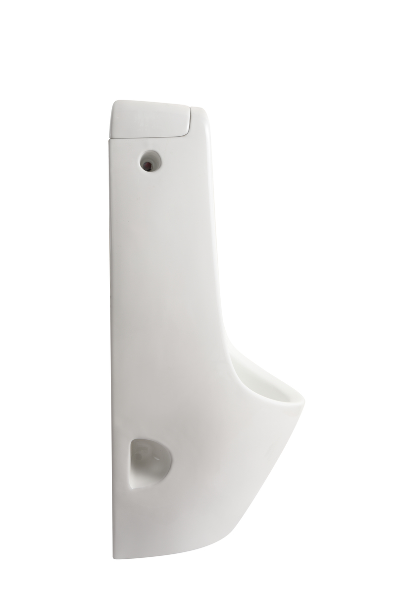 Пісуар підвісний MIXXUS PREMIUM BEVEL-1001 390x395x795mm з ІЧ-датчиком автоматичного змиву (MP6661)